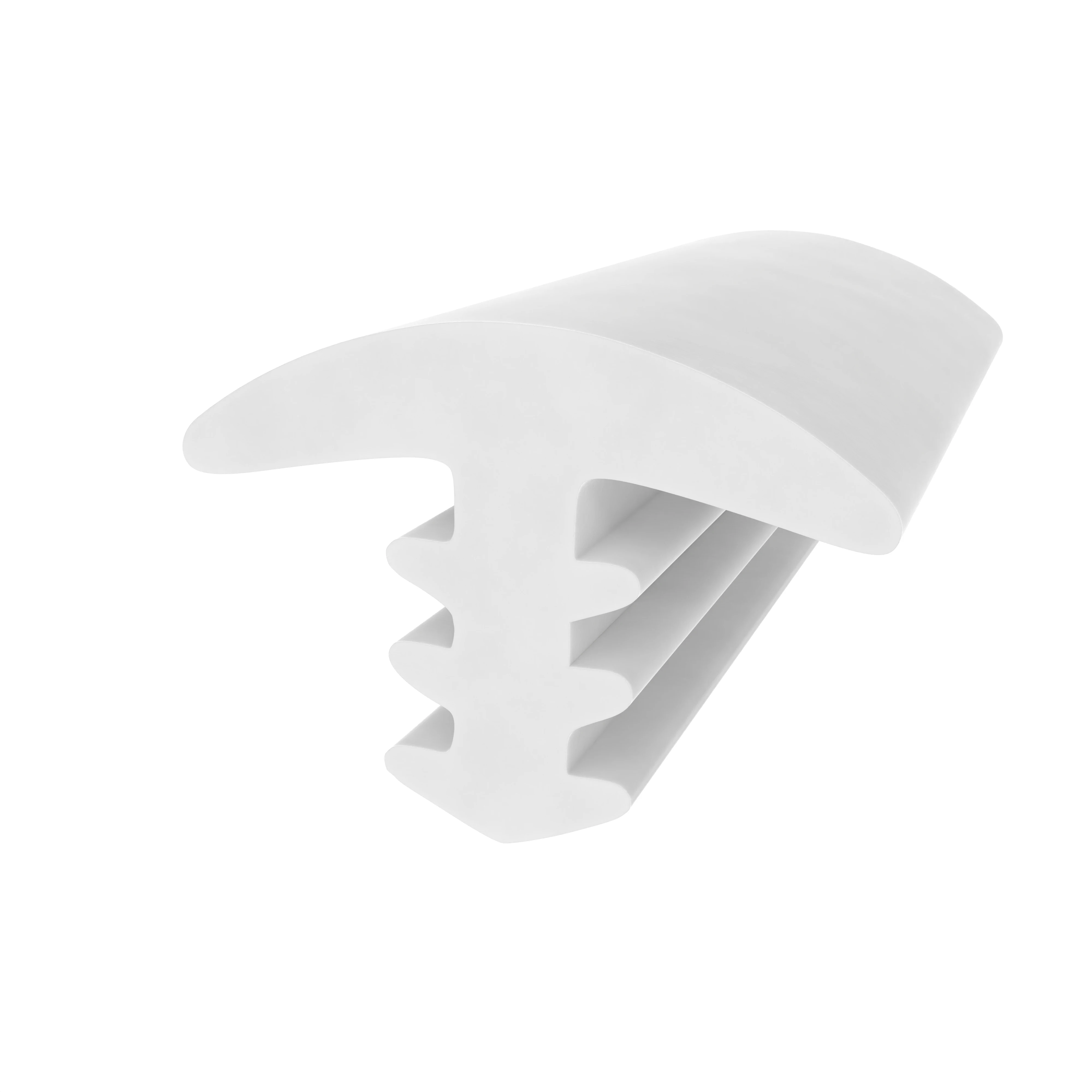 Treppenstufenprofile - Treppenstufendichtung | Höhe: 10 mm | Farbe: weiß