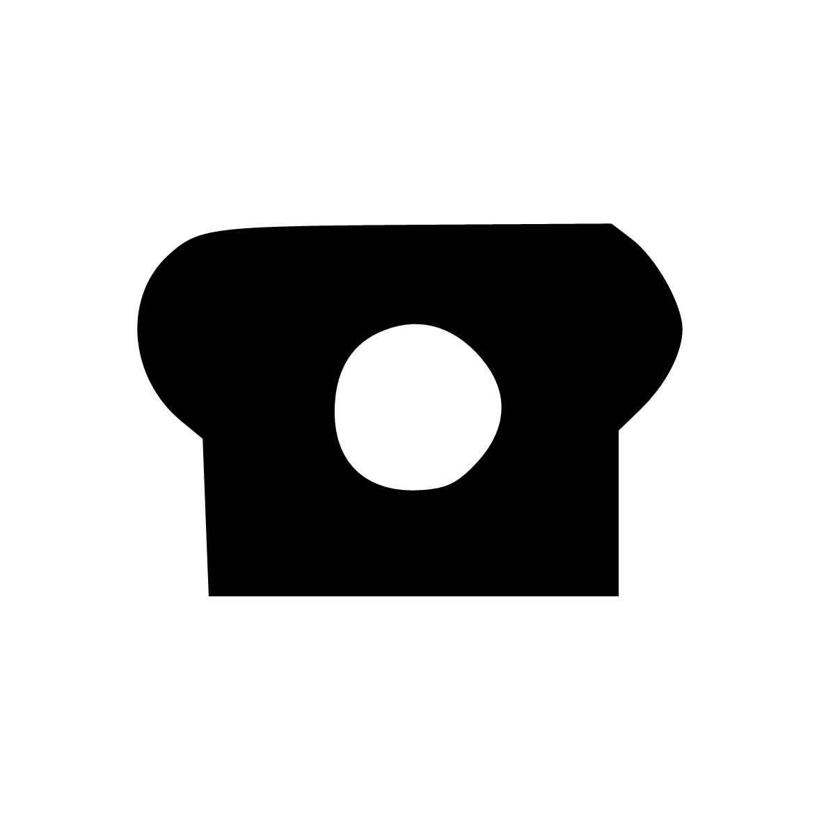 Rollladenkasten-Abdeckprofile - Führungsschienenkeder für Rollläden | Höhe: 8,5 mm | Farbe: schwarz