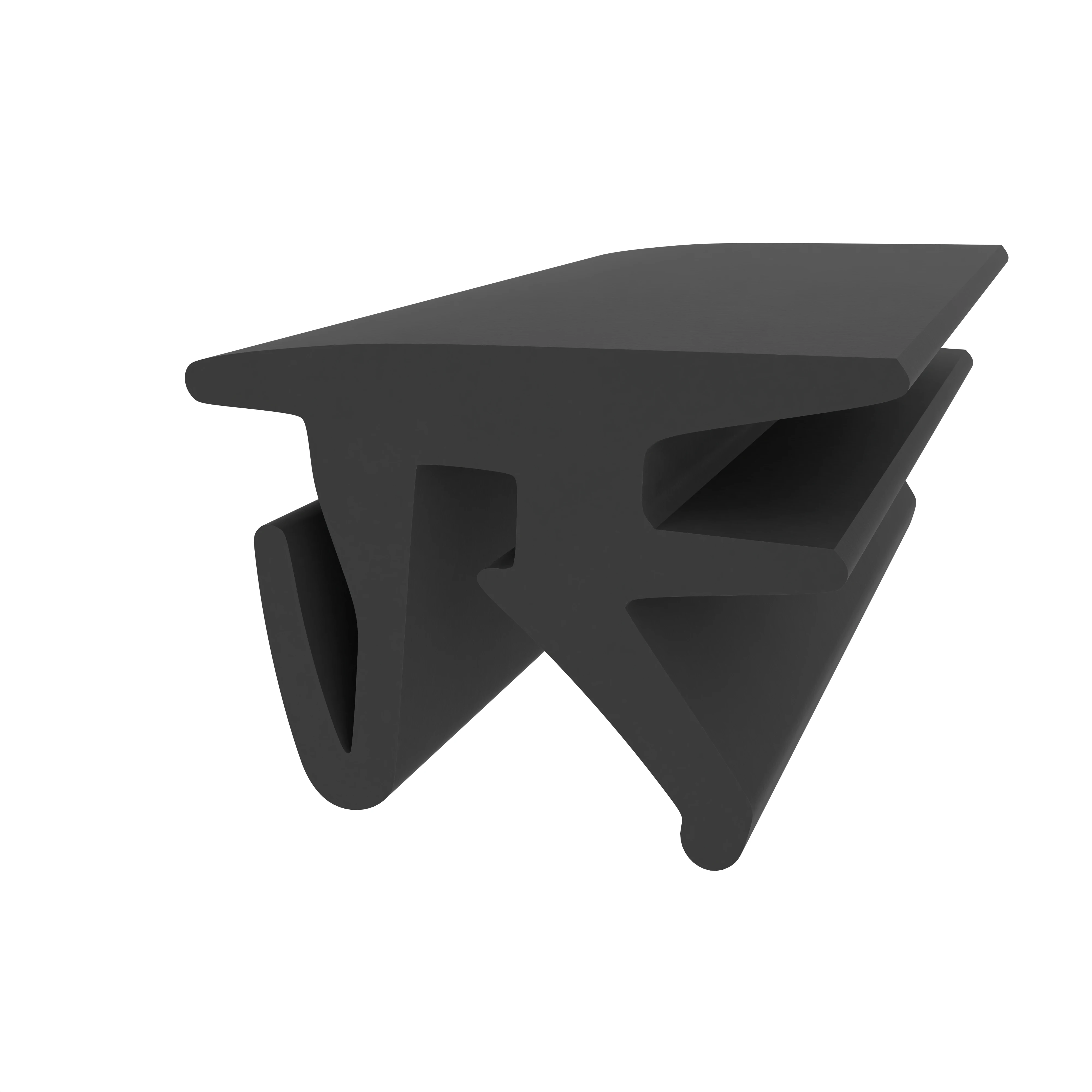 Verglasungsdichtungen - Verglasungsdichtung für Fenster | 22 mm Breite | Farbe: schwarz