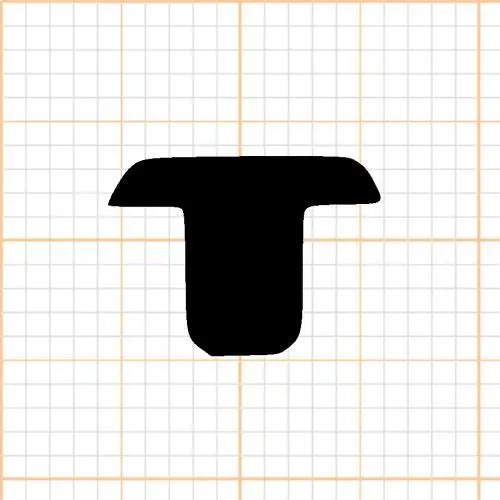 Treppenstufenprofile - Treppenstufendichtung | Höhe: 8,5 mm | Farbe: braun