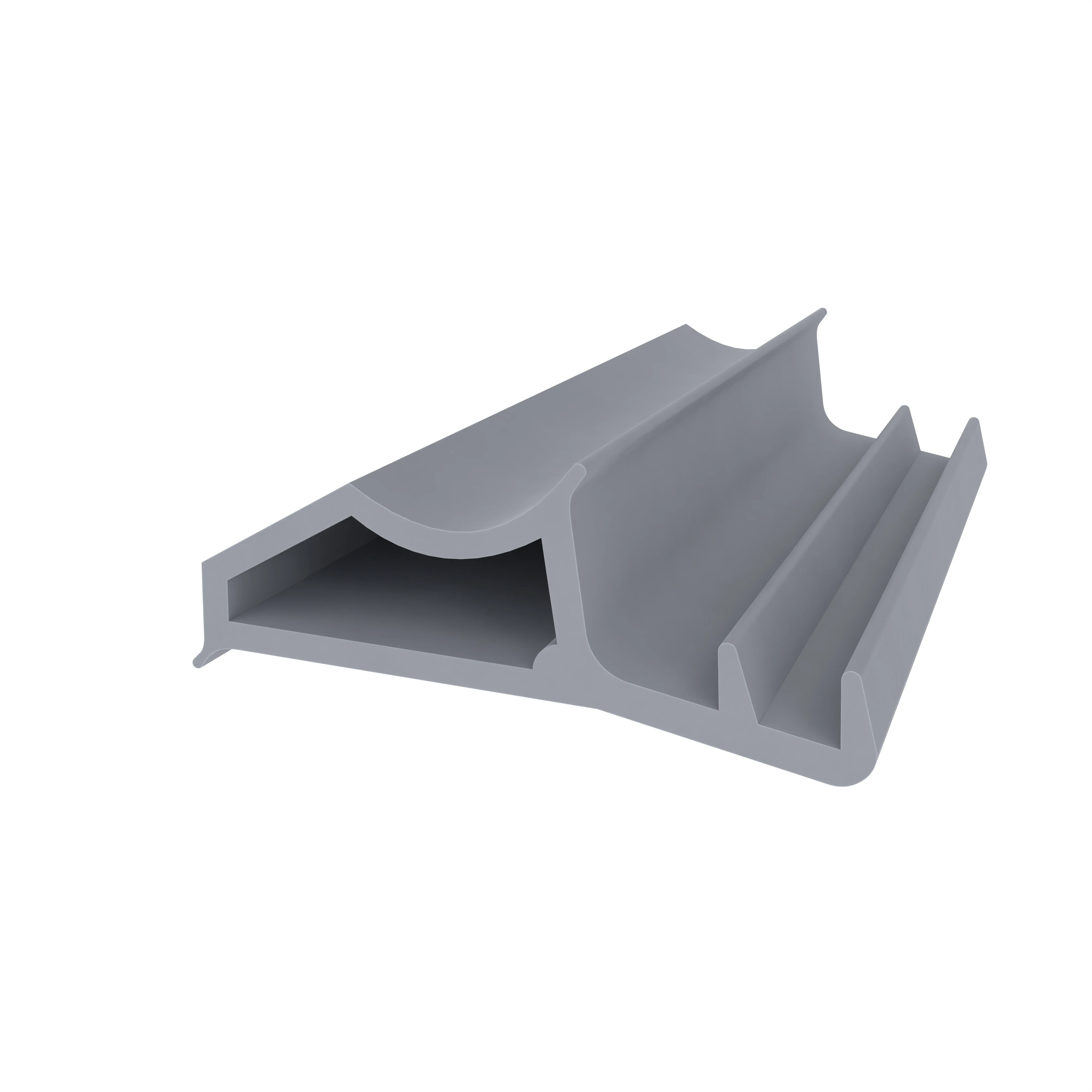 Stahlzargendichtung für seitliche Nut | 25 mm Breite | Farbe: grau Stahlzargendichtung für seitliche Nut | 25 mm Breite | Farbe: grau