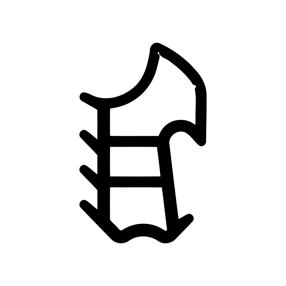 Türrahmen Dichtung - Stahlzargendichtung für Stahlprofile | 14 mm Breite | Farbe: grau