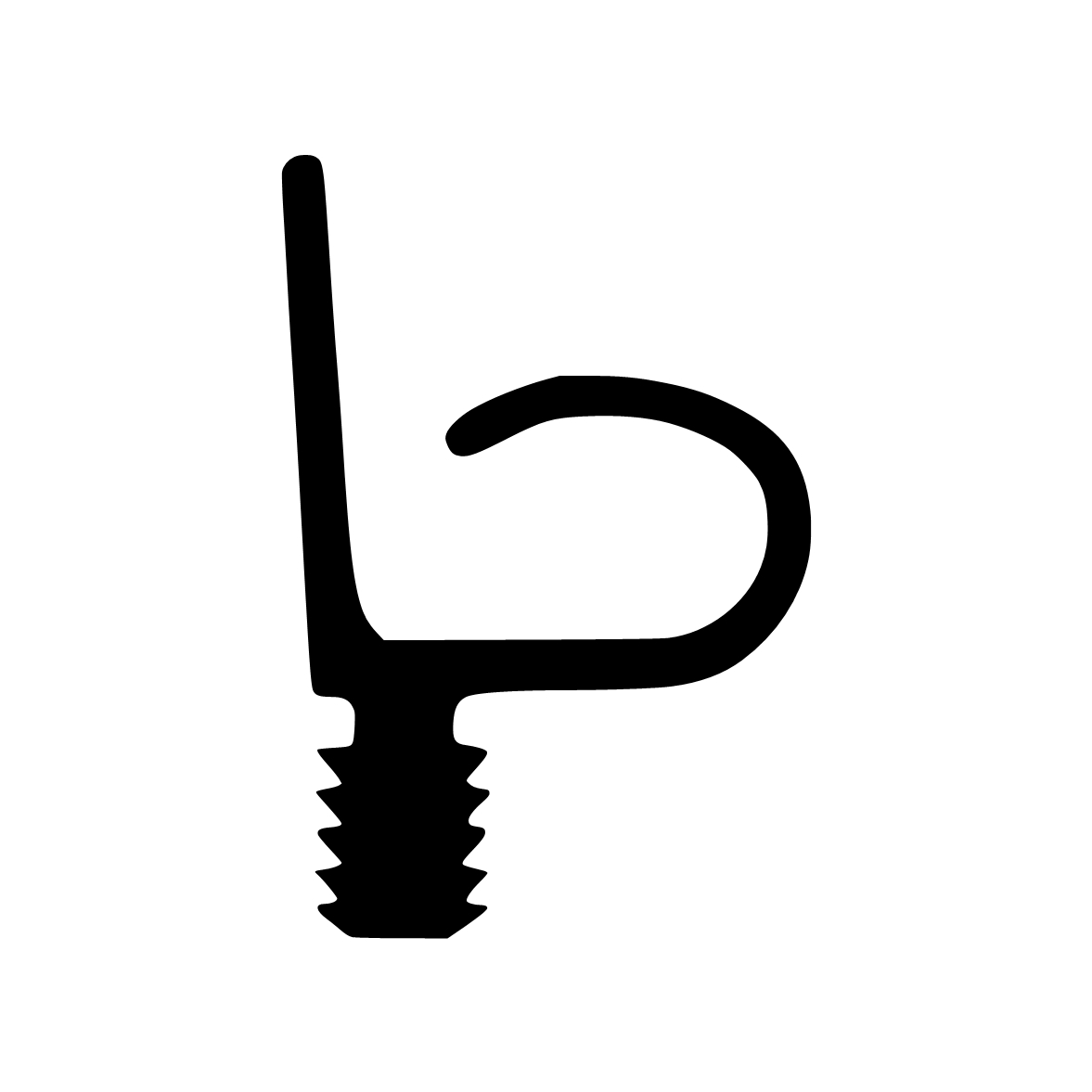 Türrahmen Dichtung - Holzzargendichtung für Türen | 3 mm Nut | Farbe: braun