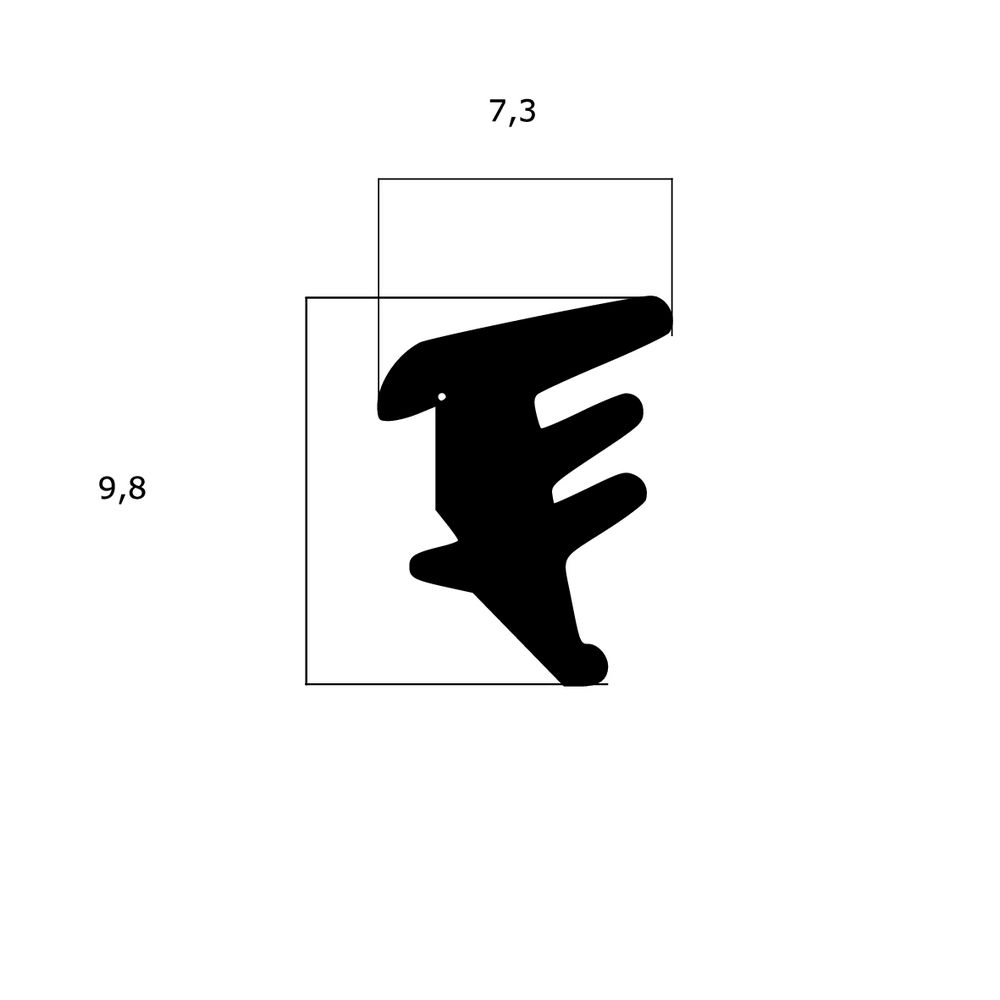 Verglasungsdichtungen - Verglasungsdichtung für Fenster | 9,8 mm Höhe | Farbe: schwarz