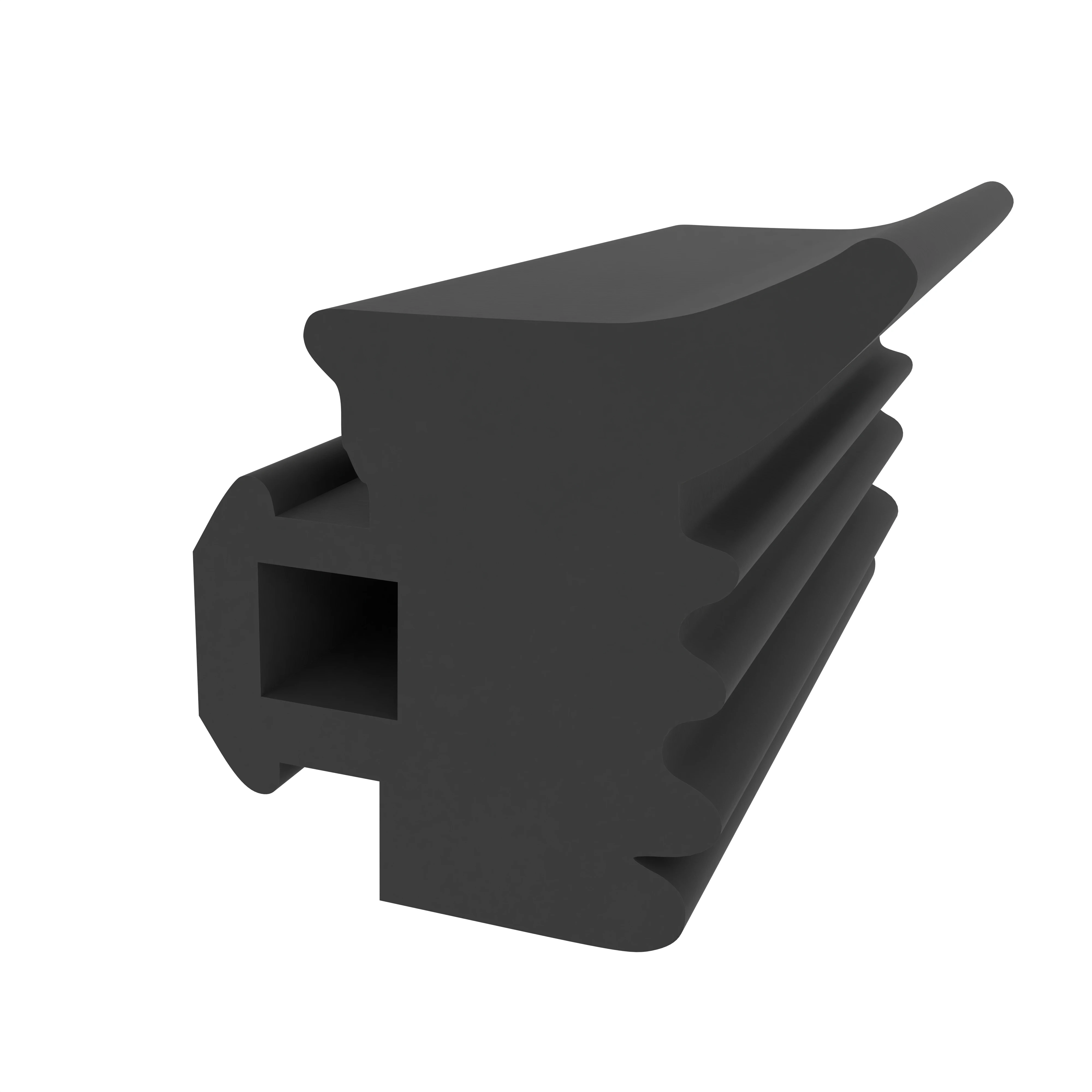 Verglasungsdichtung für Schüco Fenster | 14 mm Breite | Farbe: schwarz Verglasungsdichtung für Schüco Fenster | 14 mm Breite | Farbe: schwarz