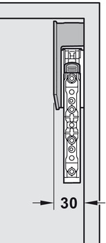 Blum Kraftspeicher-Einheit für Hochklappbeschlag | Leistungsfaktor 1730-5200 | Farbe: dunkelgrau
