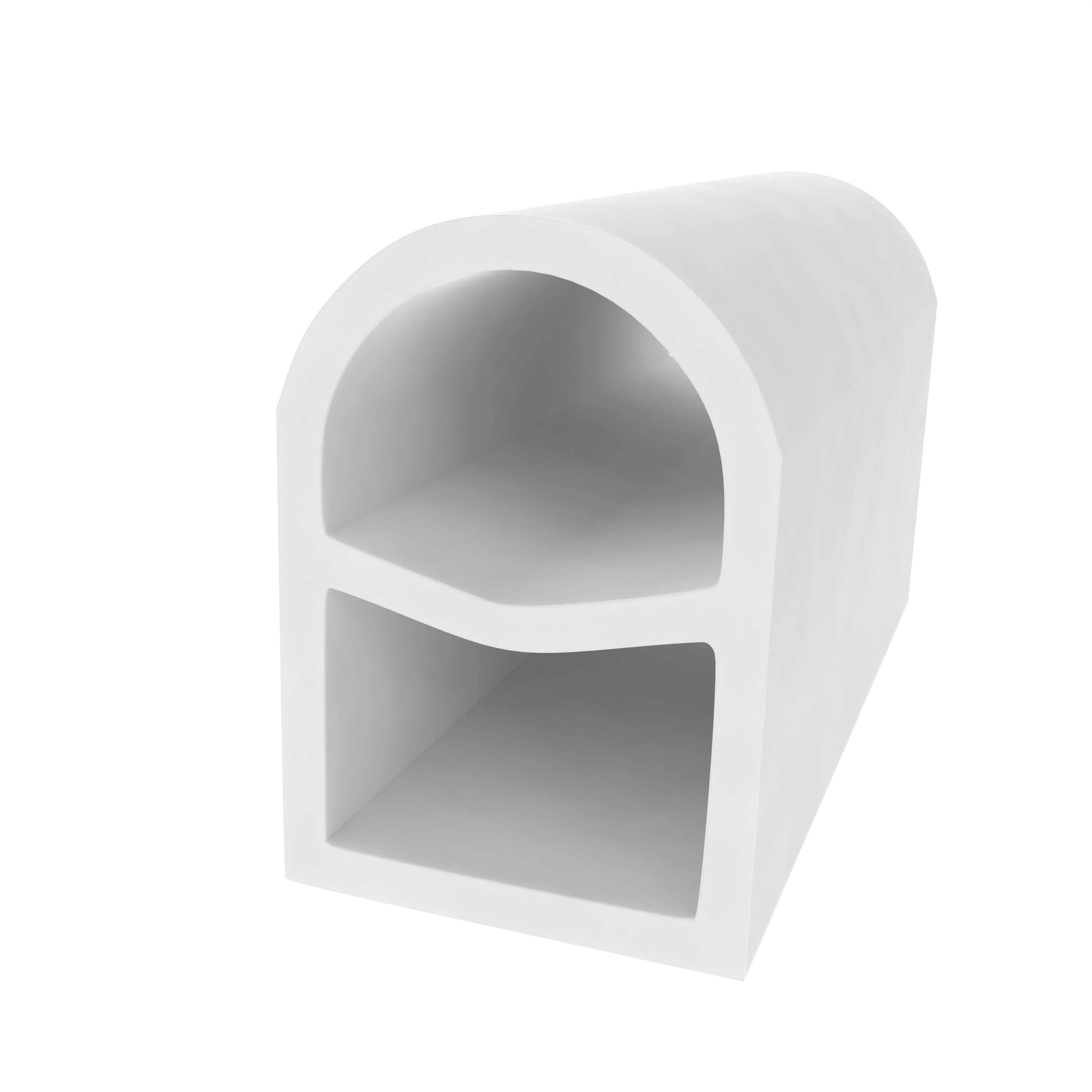 Türrahmen Dichtung - Stahlzargendichtung für Stahlzargen | 13 mm Breite | Farbe: weiß