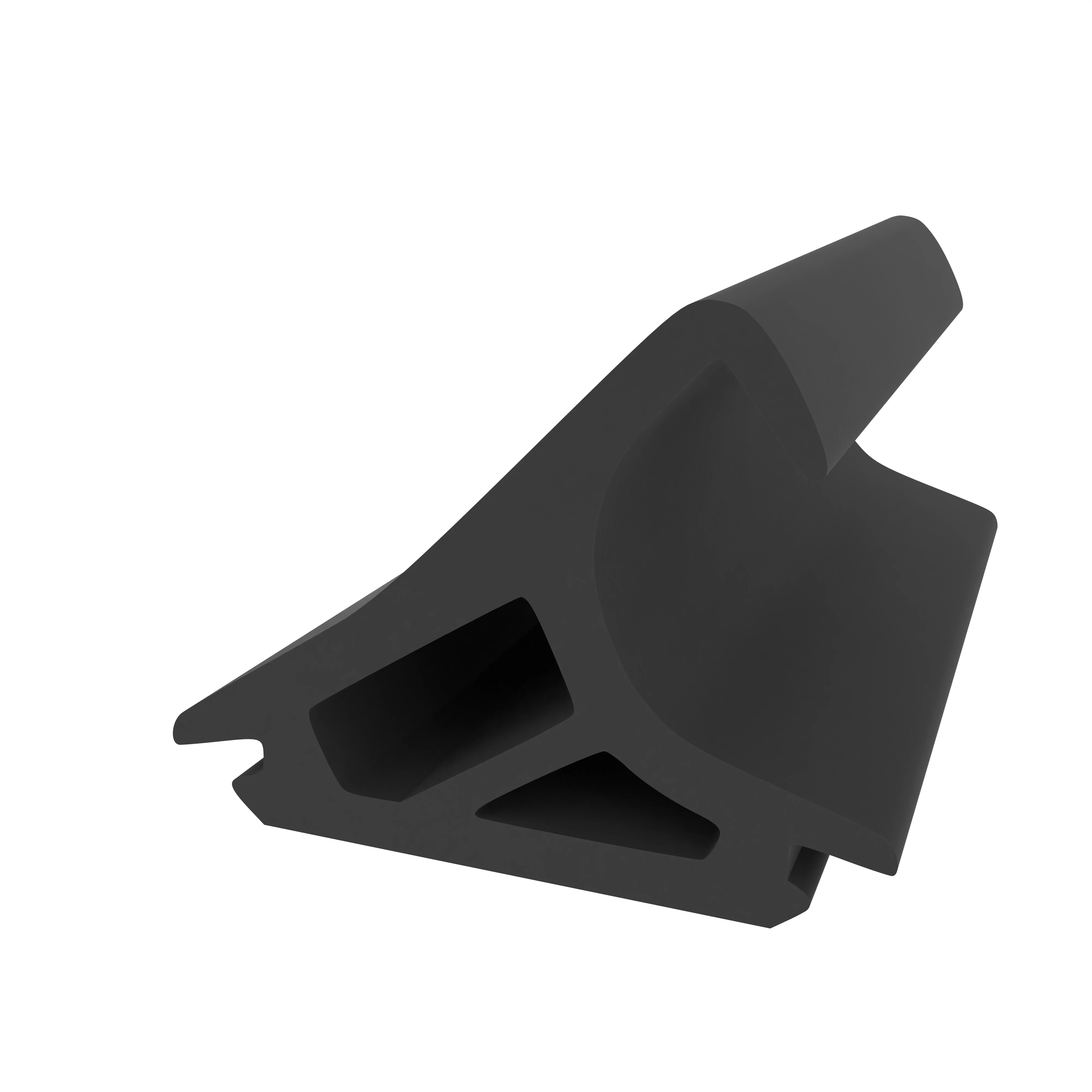 Mitteldichtungen - Mitteldichtung für Metall- und Alufenster | 24 mm Höhe | Farbe: schwarz