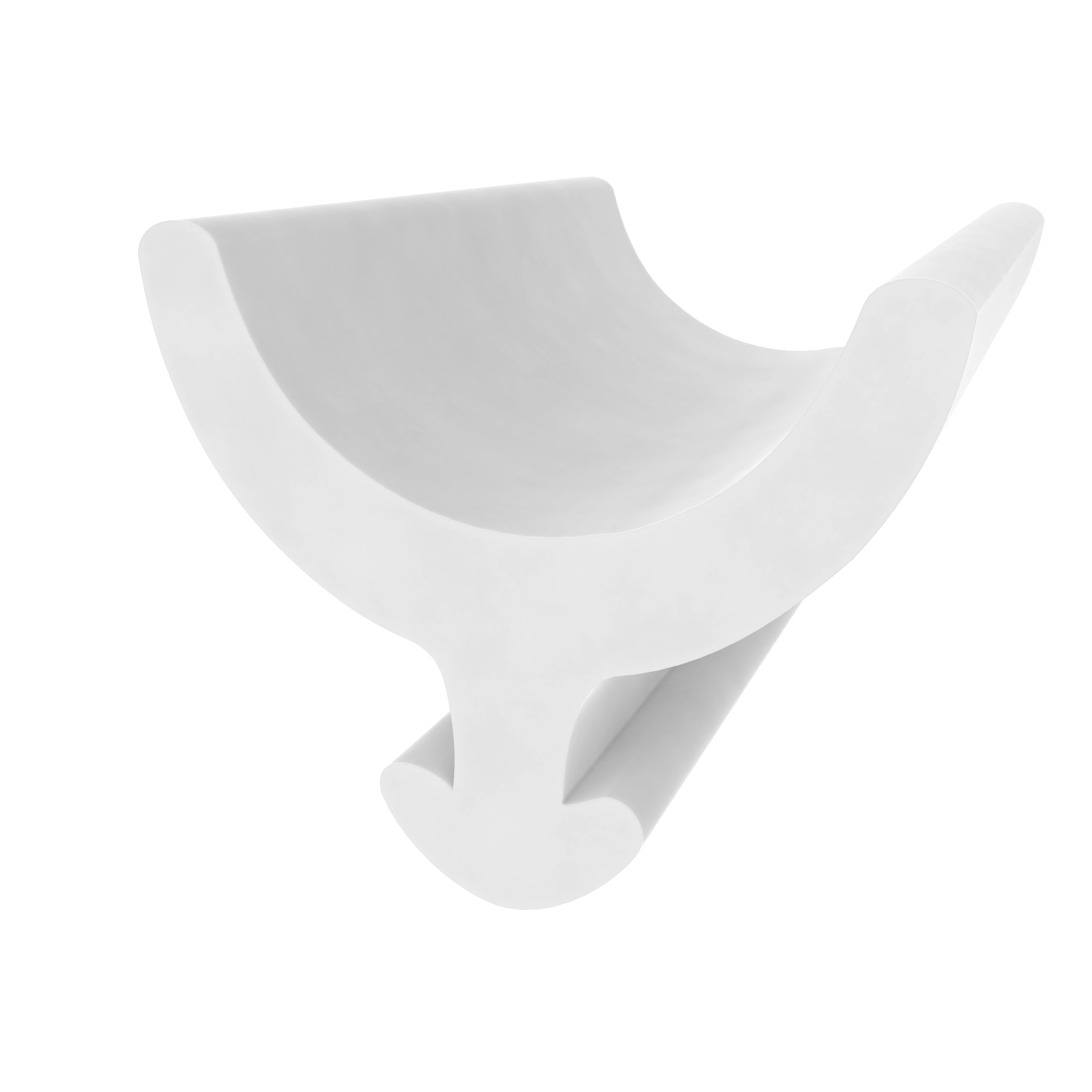 Anschlagdichtung mit Lippe und profiliertem Fuß | 8 mm Höhe | Farbe: weiß