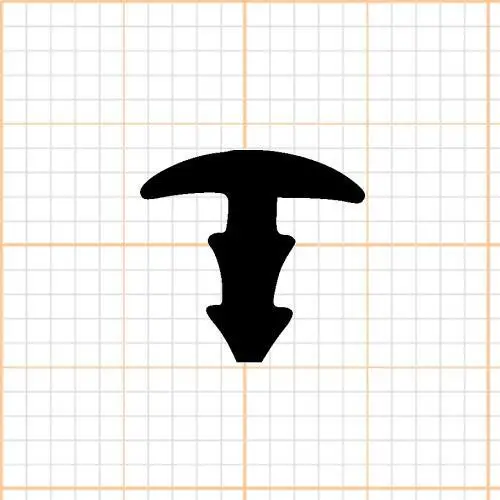Treppenstufenprofile - Anti-Rutsch Profil für Treppenstufen | Höhe: 9 mm | Farbe: schwarz