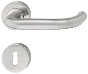 Türdrücker-Garnitur mit U-Form | BB-Garnitur | 38 – 42 mm Türstärke