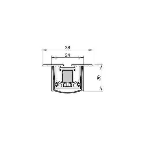 Schall-Ex Stadi L-24/20 TS Absenkdichtung von Athmer | Länge: 750 mm