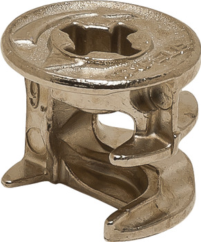 Verbinder & Bodenträger - Verbindergehäuse von Häfele Minifix 15 | Bohrtiefe: 14 mm +0,5 mm | Für Holzdicke ab 19 mm