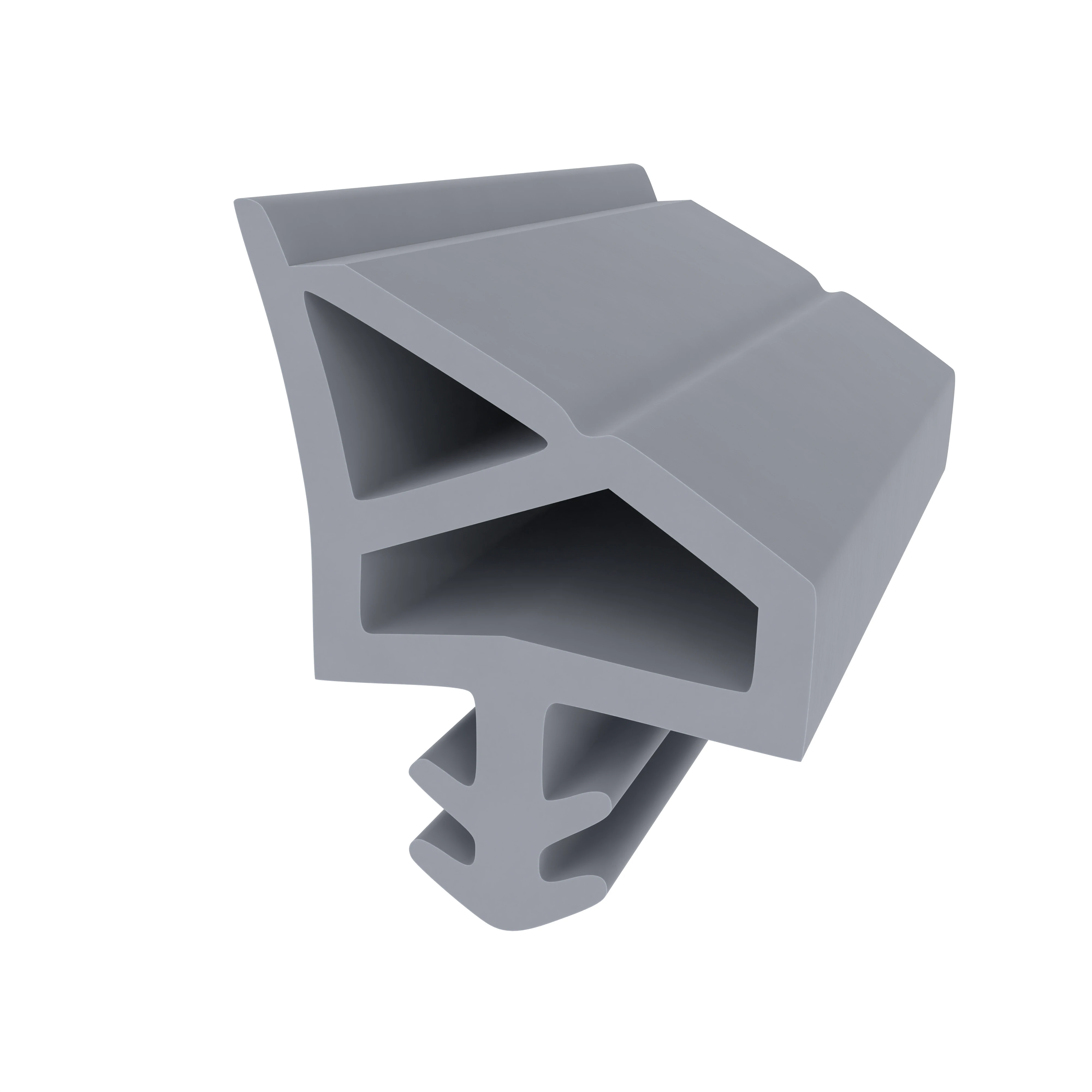 Holzzargendichtung für Holztüren | 11 mm Falzbreite | Farbe: grau Holzzargendichtung für Holztüren | 11 mm Falzbreite | Farbe: grau