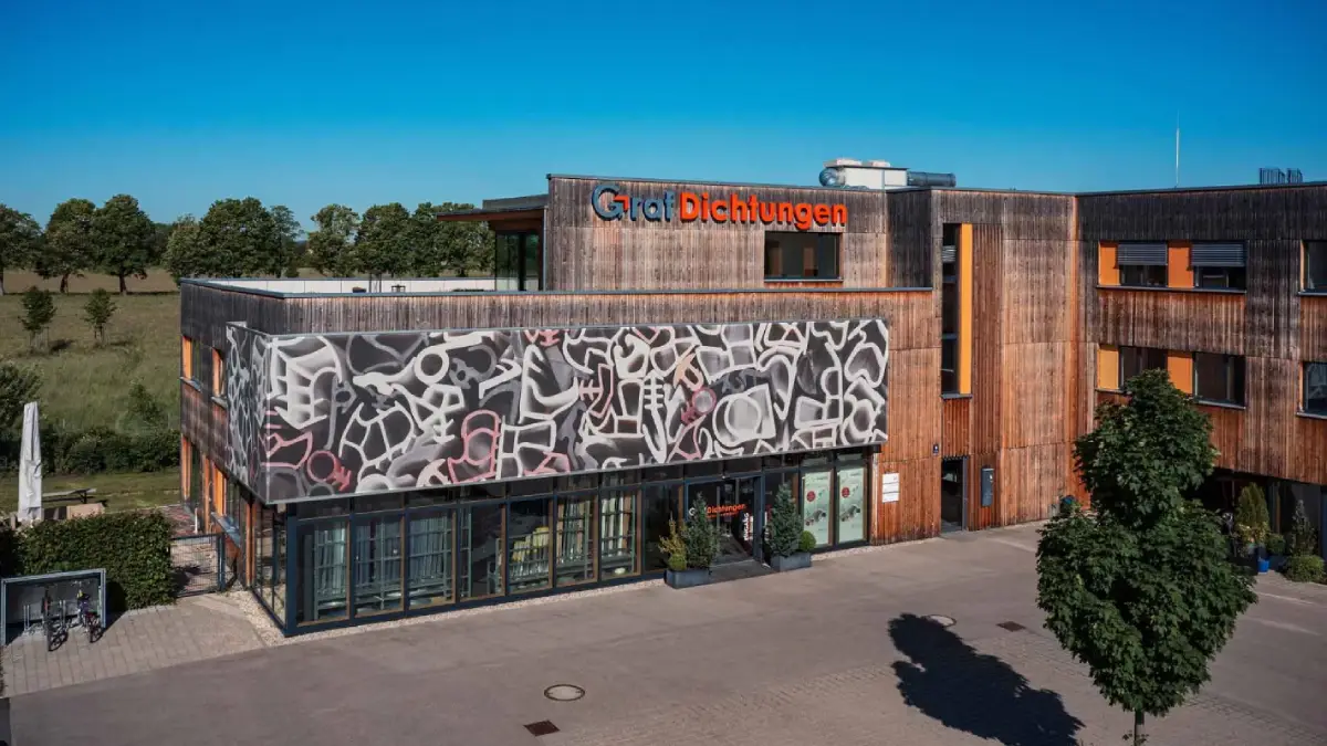 Firmengebäude München großes Bild vom Graf Dichtungen Altbau Firmengebäude in München