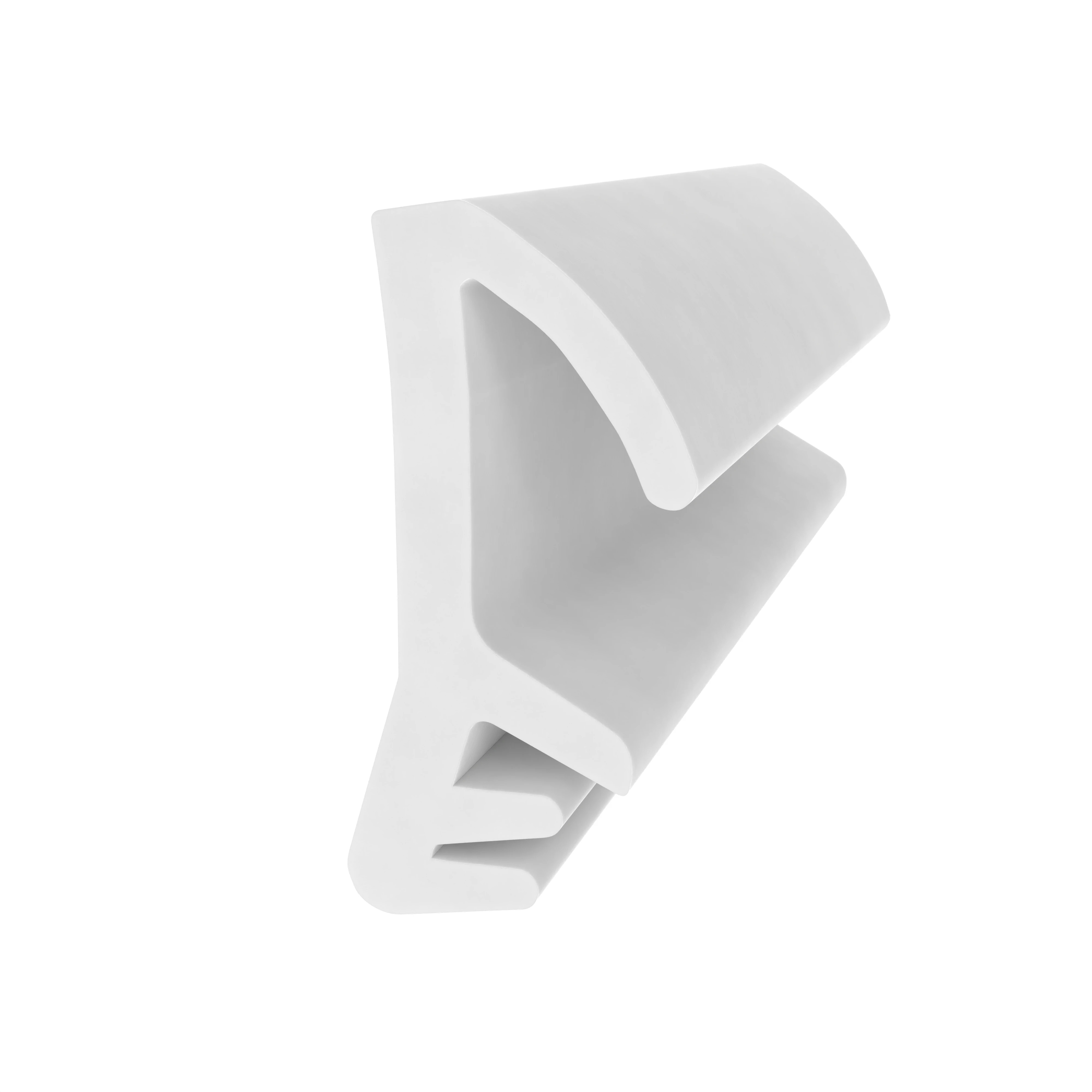 Flügelfalzdichtung für TECTUS Türkonstruktionen | 15 mm Falzhöhe | Farbe: weiß