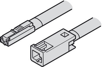 Verlängerungsleitung für Häfele Loox5 | Nennspannung: 12 V | Länge: 1000 mm
