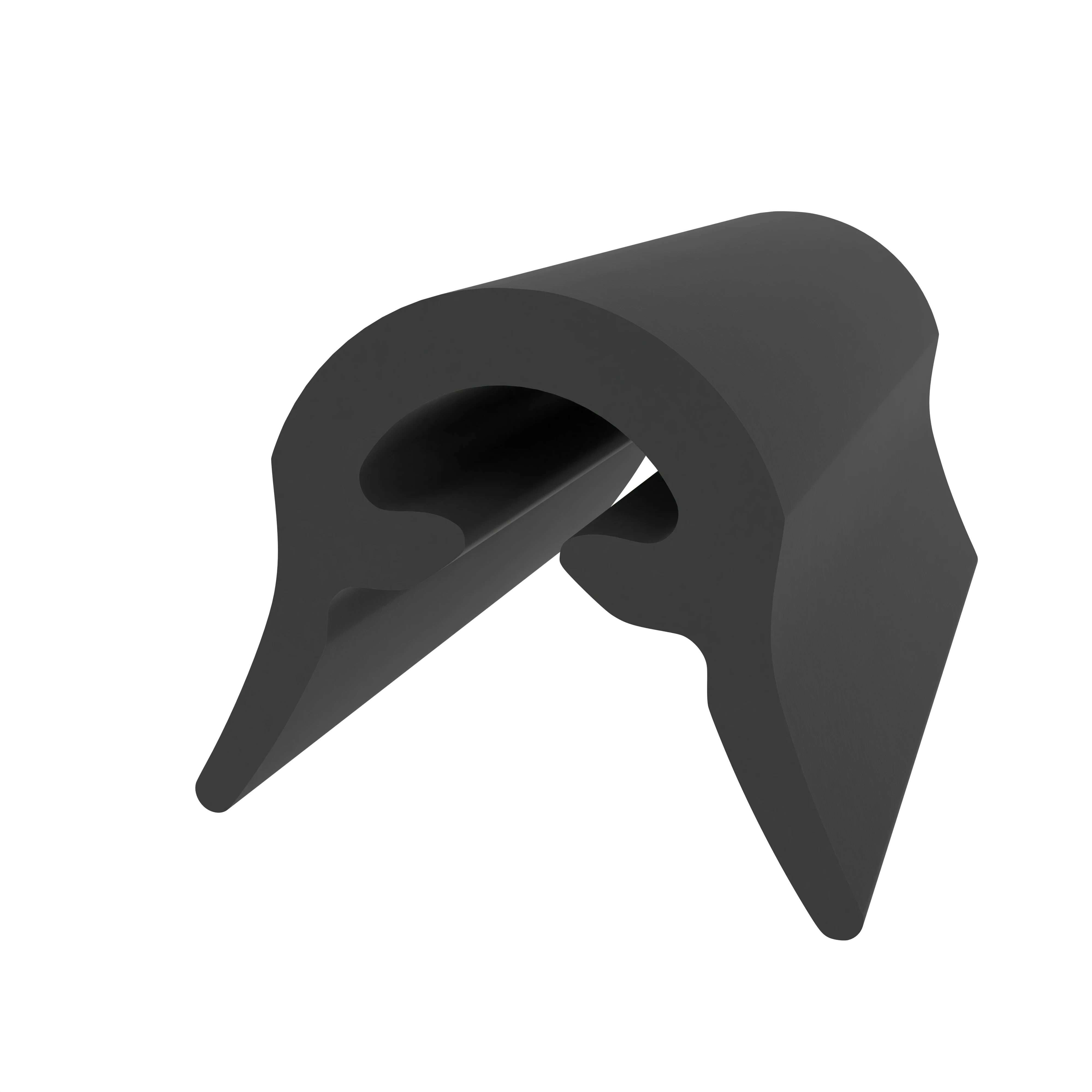 Graf Dichtungen - Fugen-, Auflagen- und Abdeckprofil in schwarz