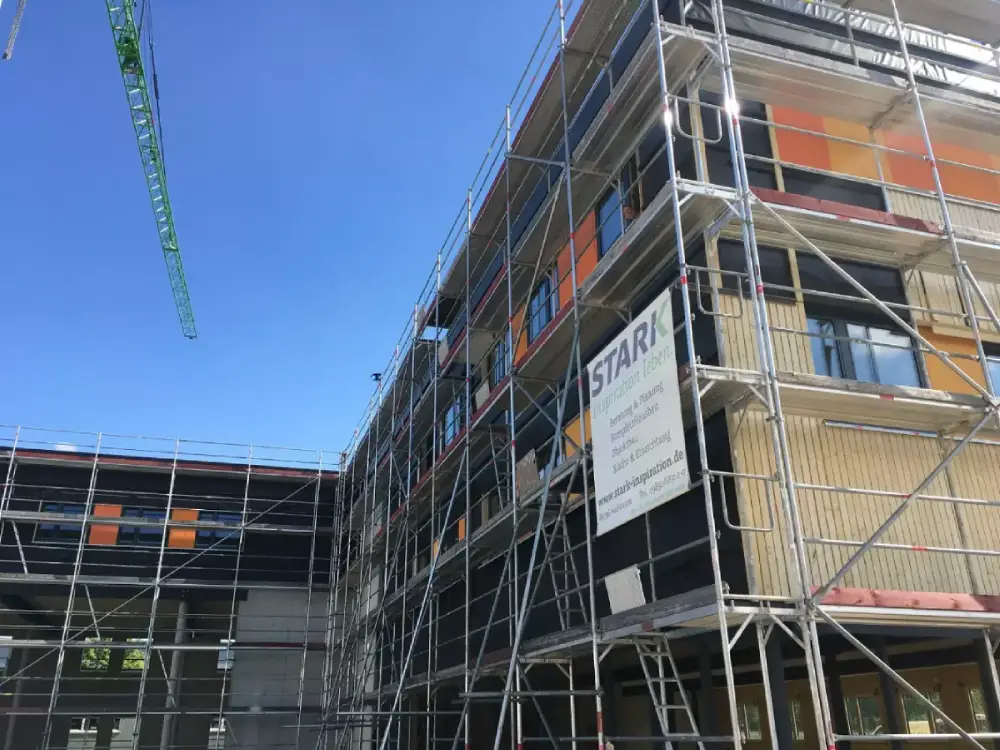 Neubau München Außenfassade Neubau München Außenfassade