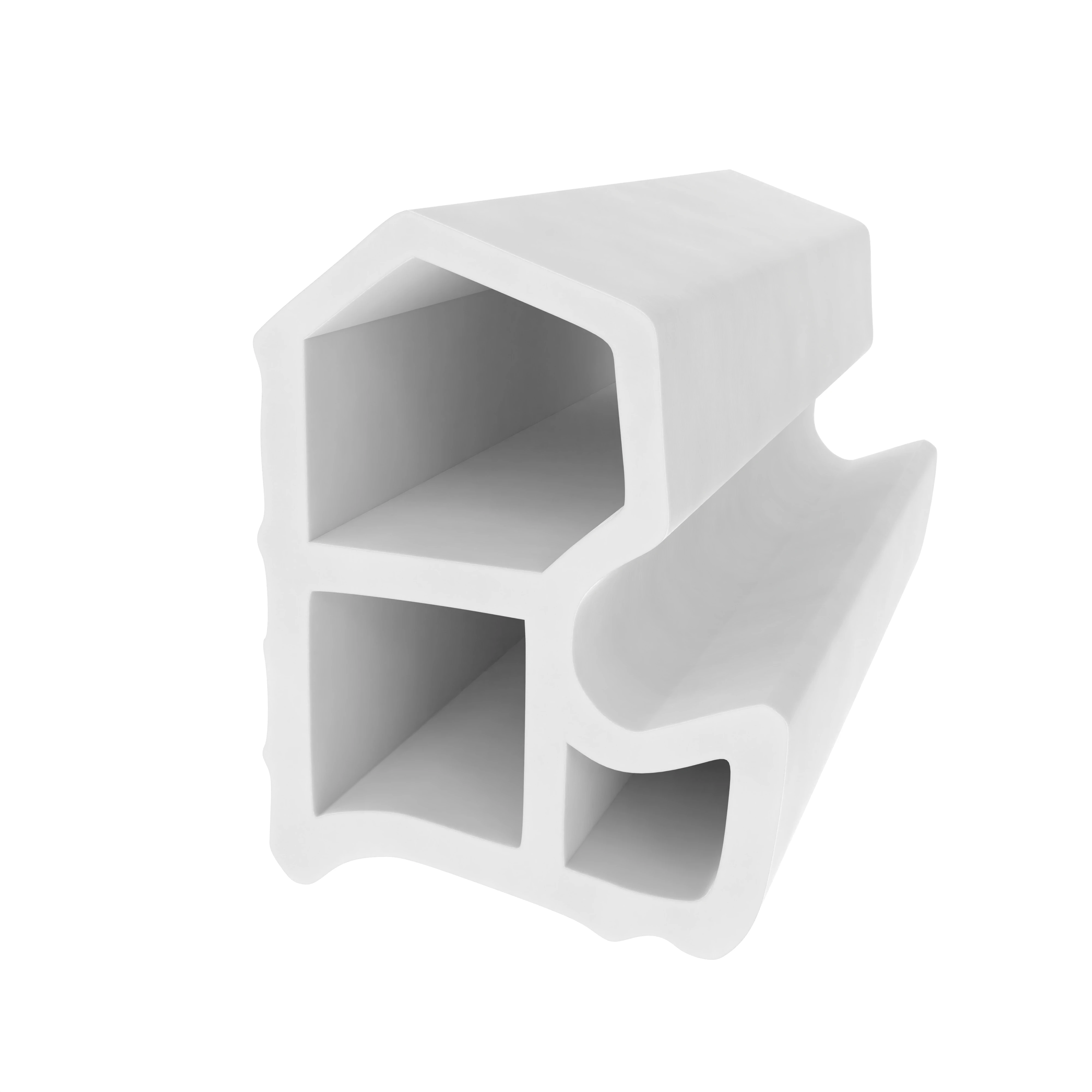 Stahlzargendichtung für Stahltüren | 17 mm Höhe | Farbe: weiß