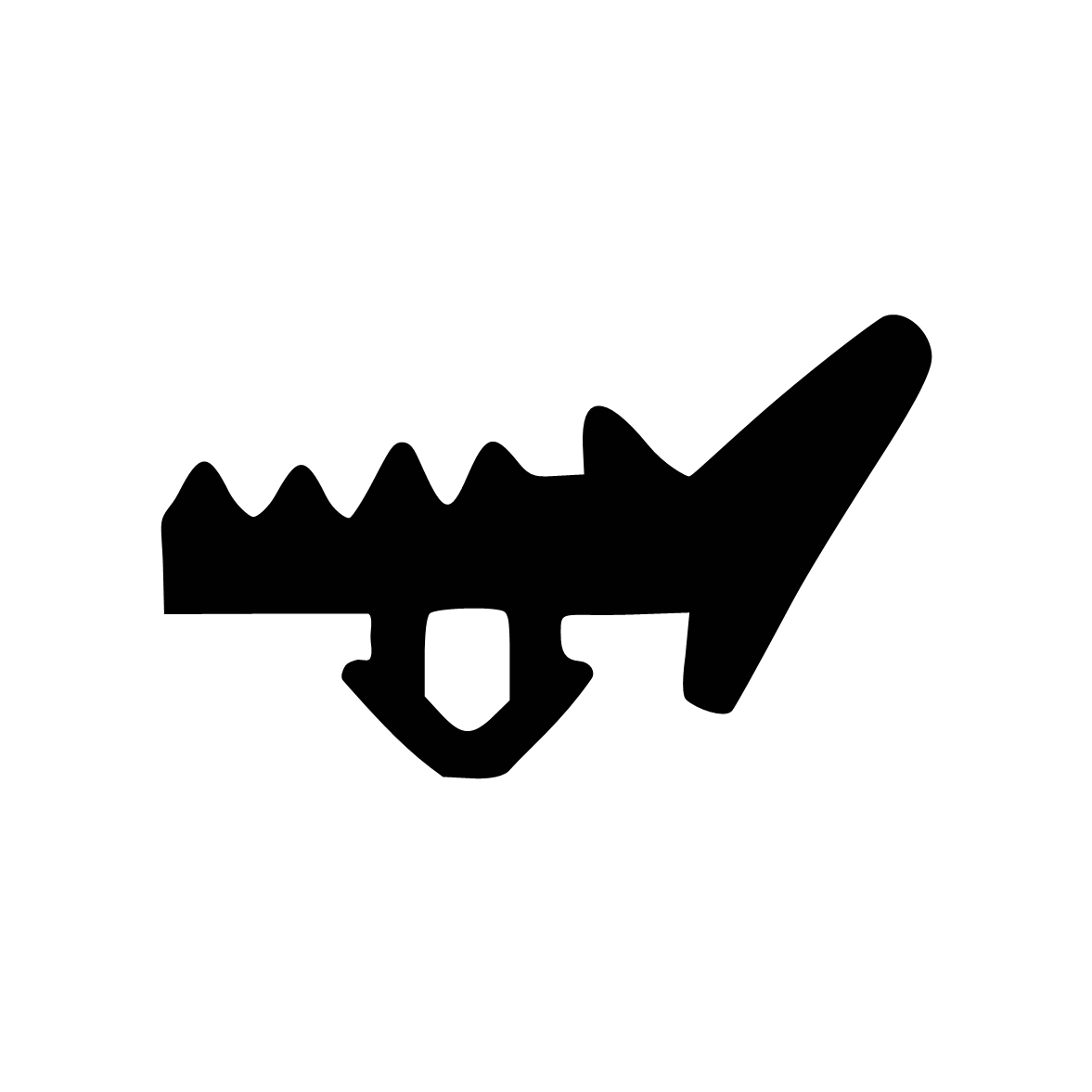 Verglasungsdichtungen - Verglasungsdichtung für Fenster | 9 mm Höhe | Farbe: schwarz