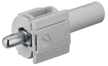 Verbinder & Bodenträger - Tablarverbinder SP 15/8/5 mit Federsystem für Holztablare in anthrazit