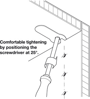 Verbinder & Bodenträger - Verbindergehäuse von Häfele Rafix 20 | Bohrtiefe: 14,02 mm +0,2 mm | Für Holzdicke ab 19 mm