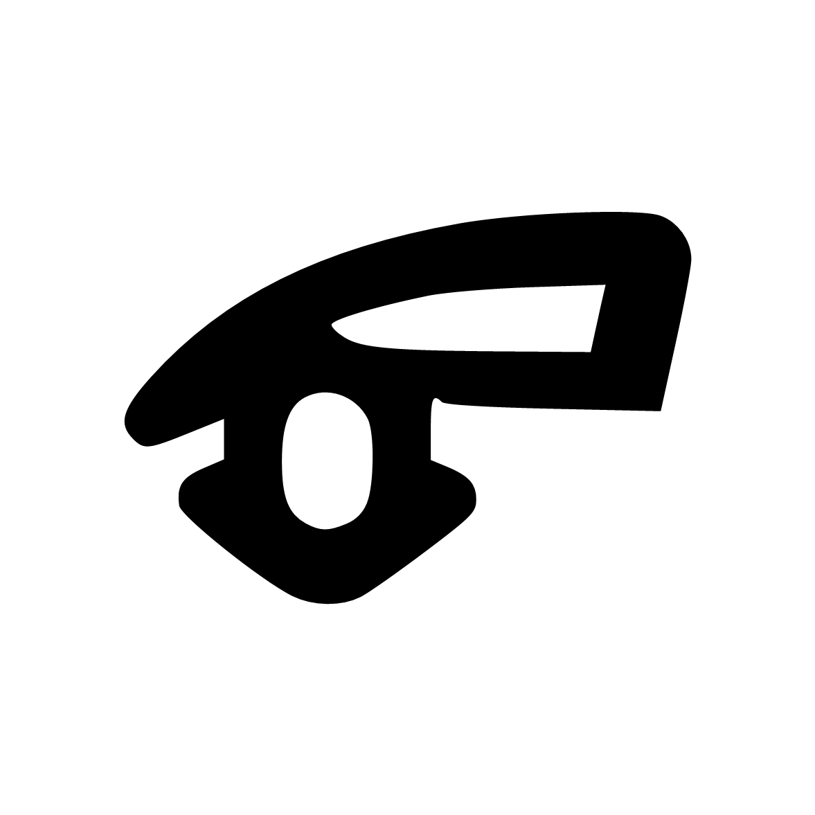 Lippendichtungen - Anschlagdichtung mit Schlauch | 8 mm Höhe | Farbe: schwarz