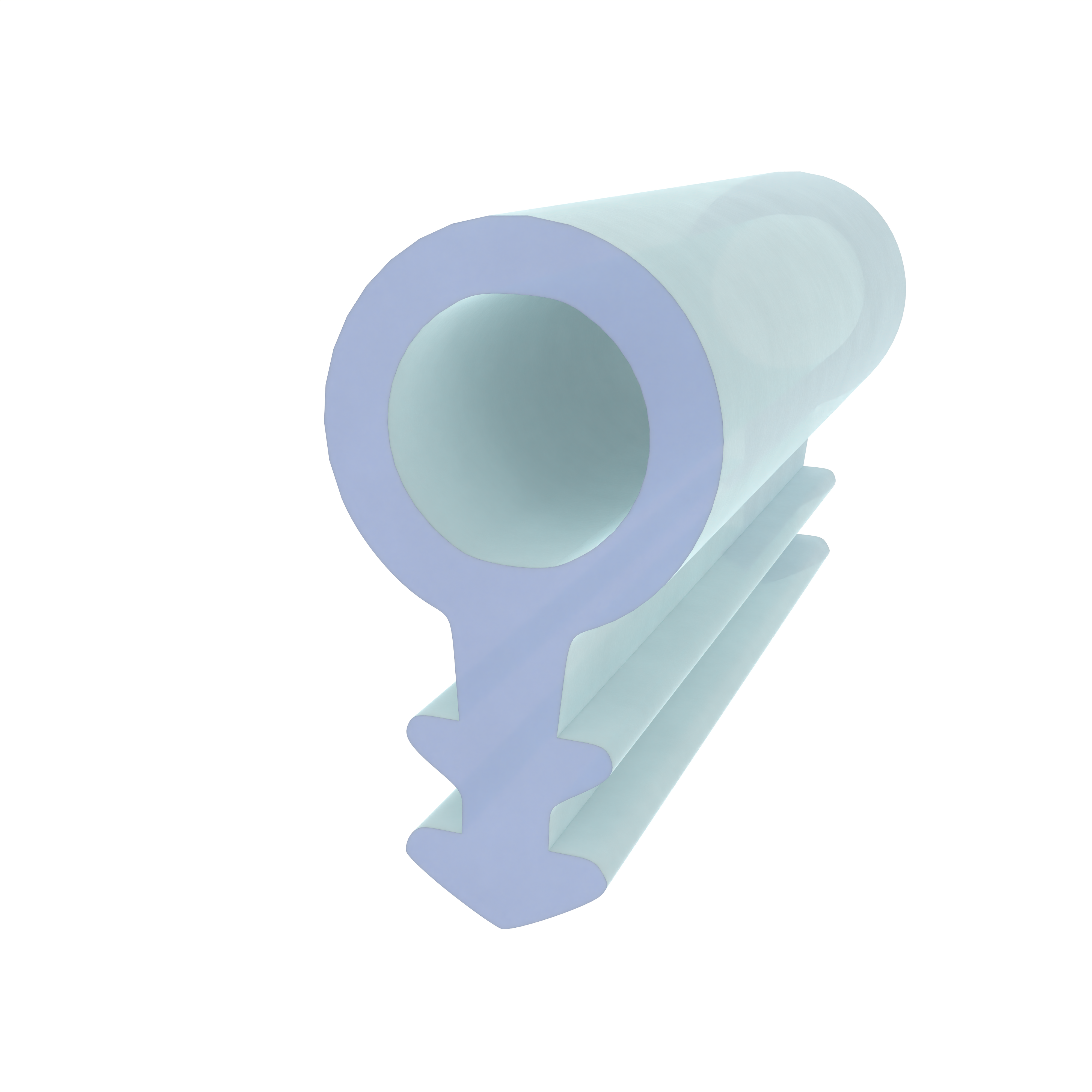 Türrahmen Dichtung - Holzzargendichtung für Holztüren | 12 mm Höhe | Farbe: transparent