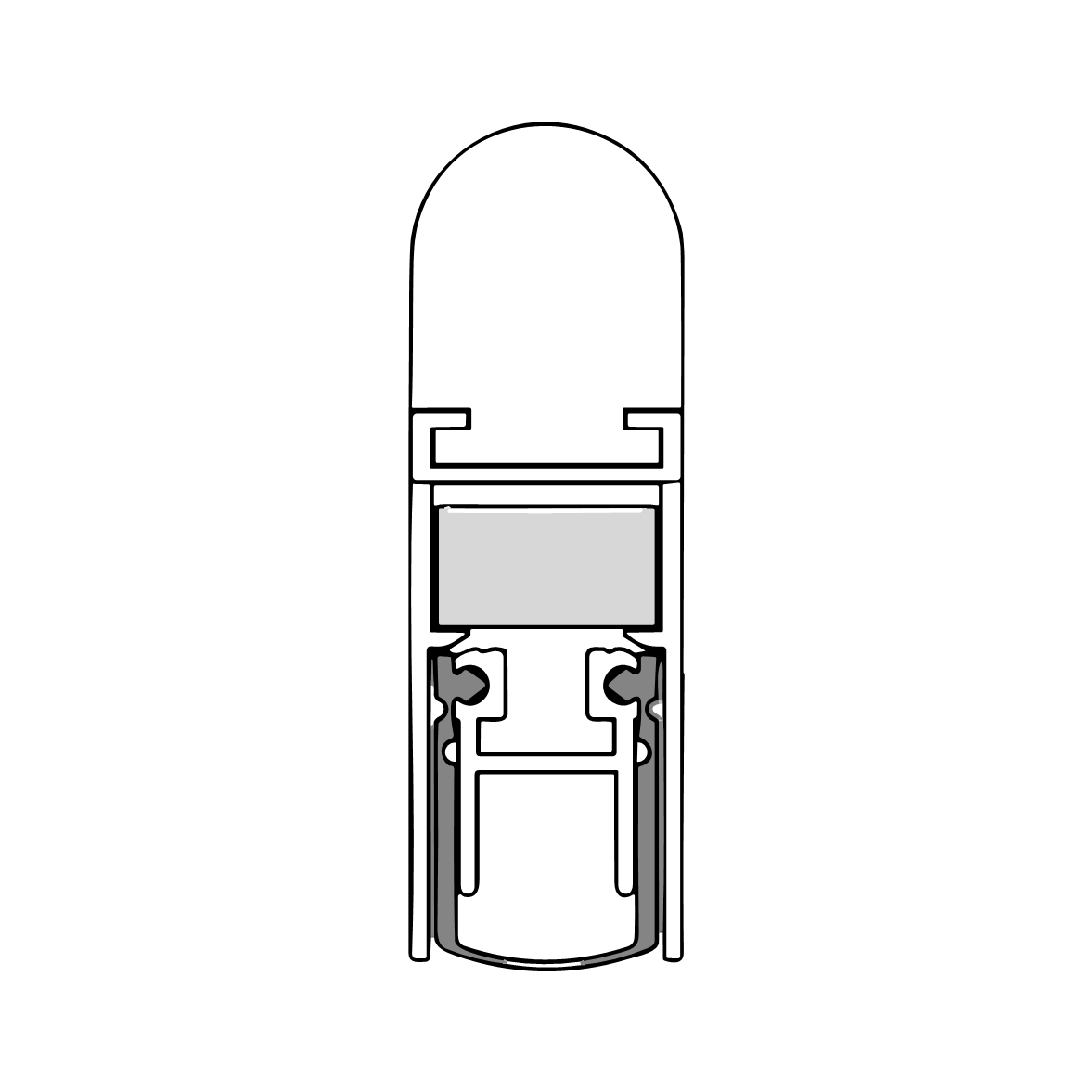 Schall-Ex Duo L-15 QF | 958 mm zweiseitig (958 mm)