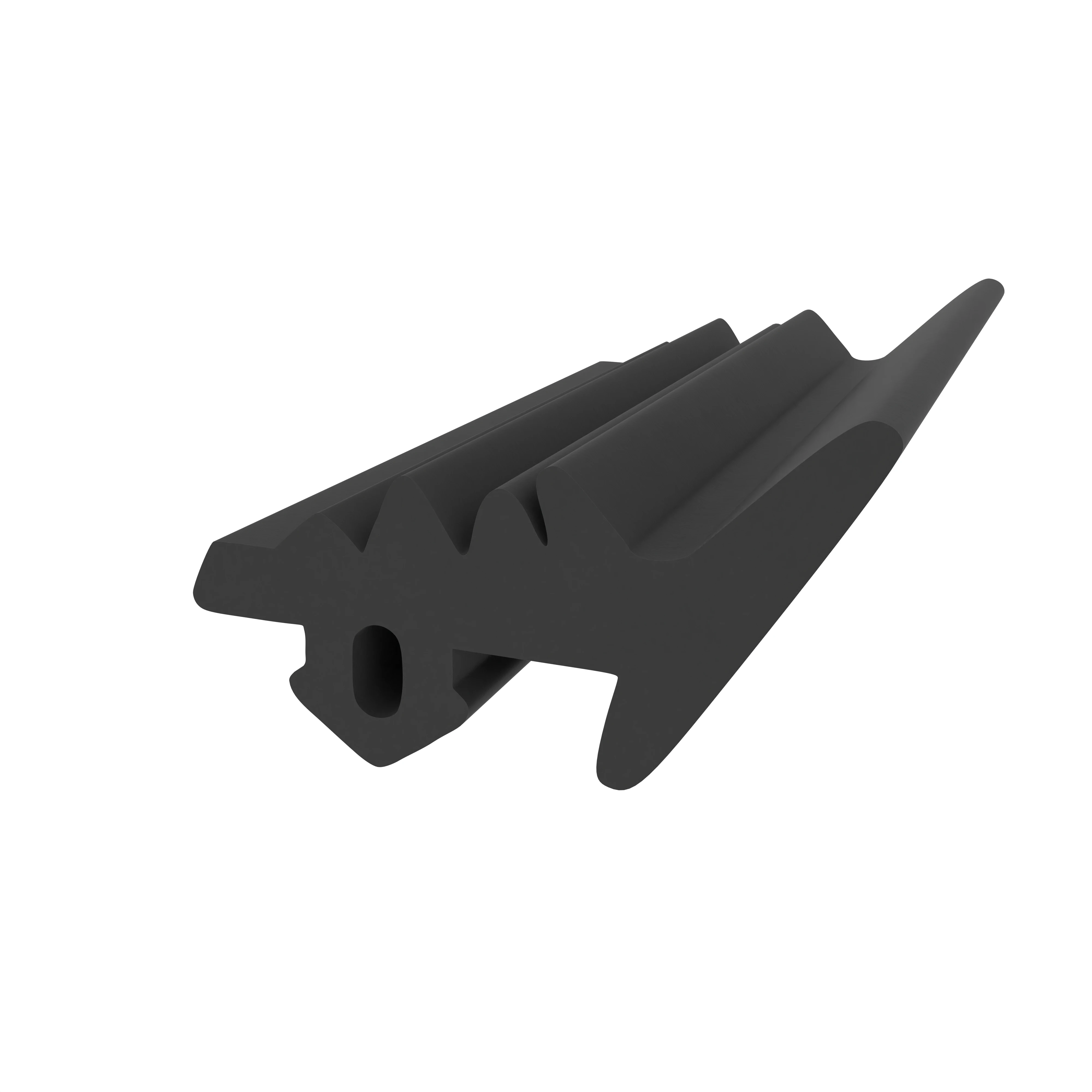 Verglasungsdichtung für Fenster | 16 mm Höhe | Farbe: schwarz Verglasungsdichtung für Fenster | 16 mm Höhe | Farbe: schwarz