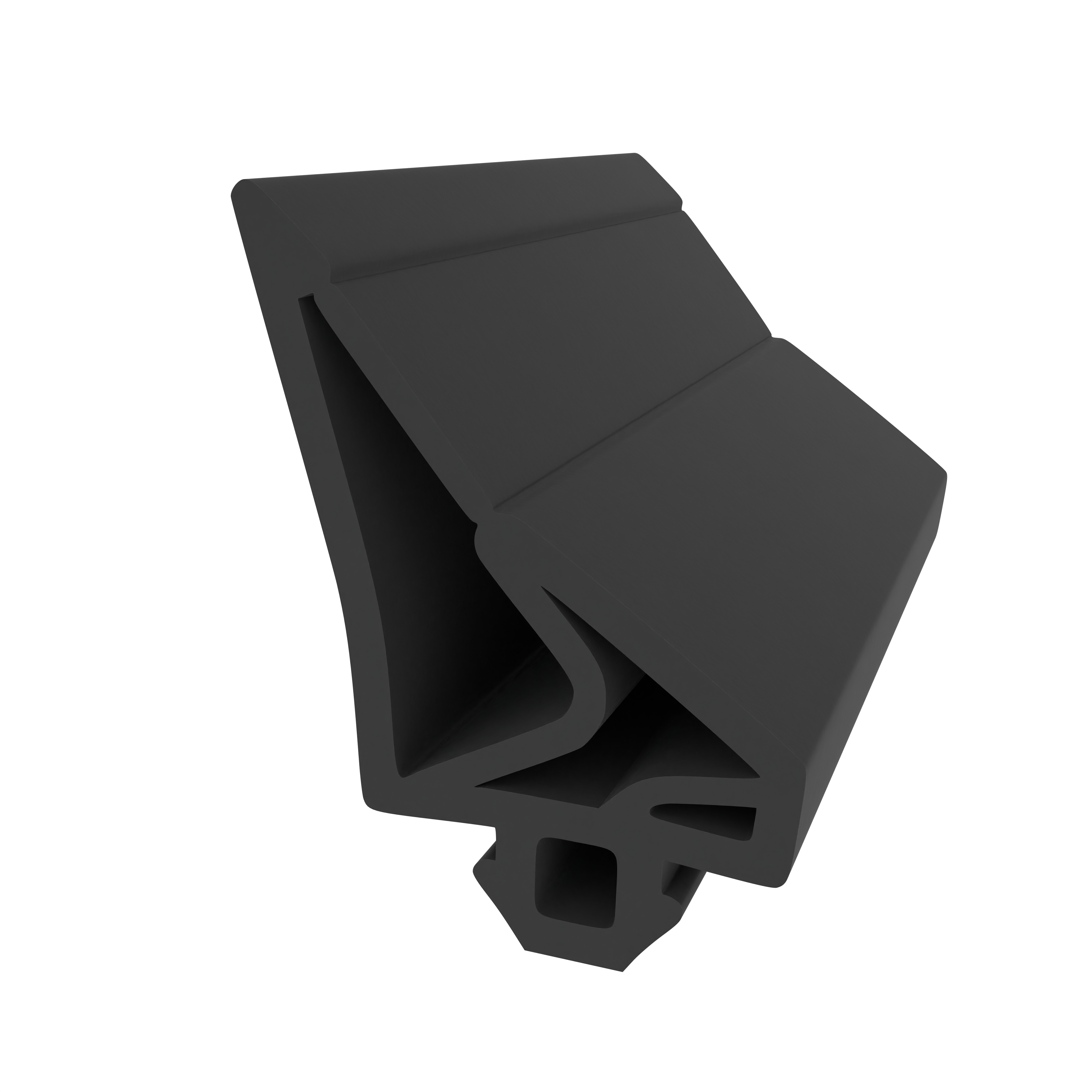 Schlauchdichtungen - Lippendichtung für Tore und Systemtüren | Höhe: 29 mm | Farbe: schwarz