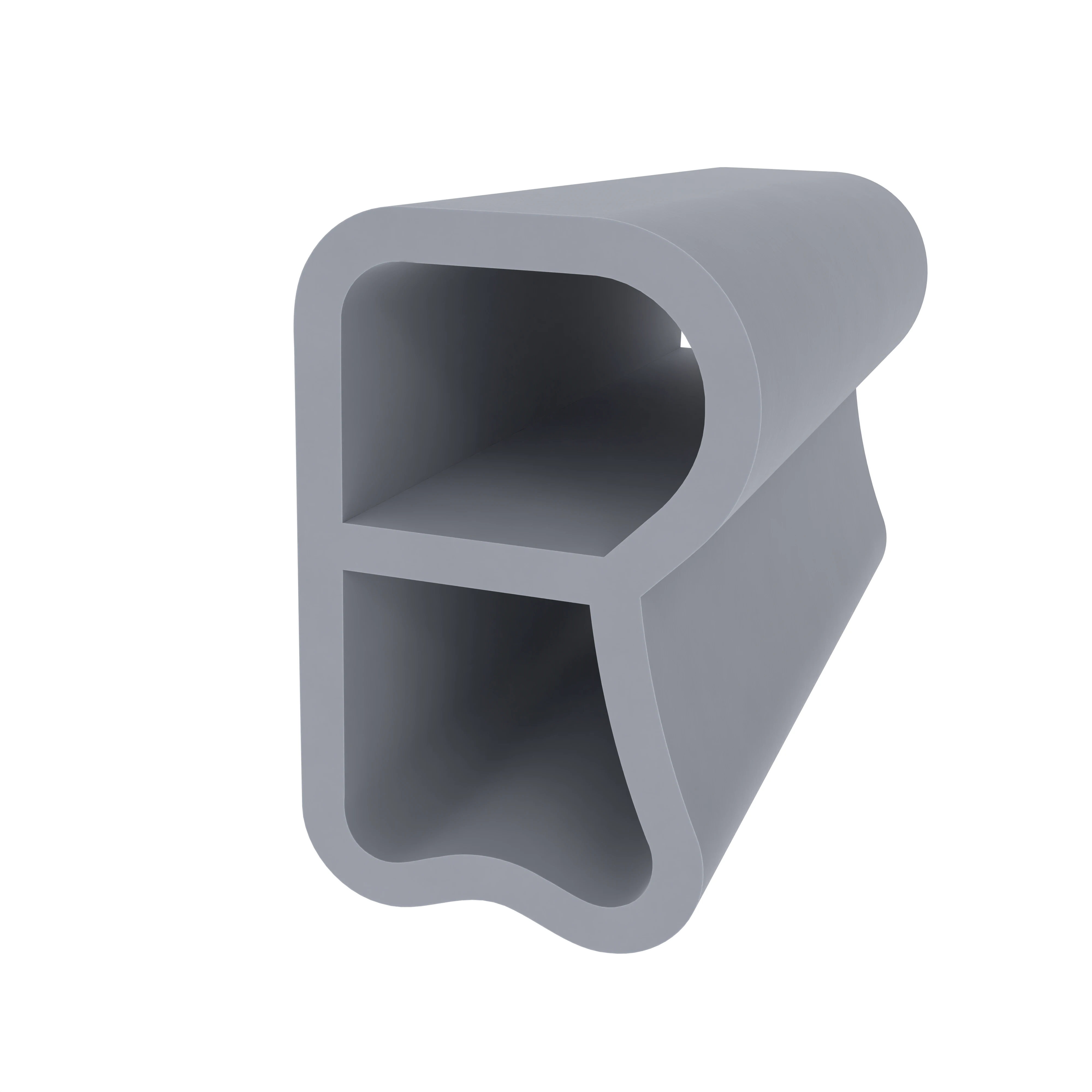 Stahlzargendichtung für Stahlrahmen | 19 mm Höhe | Farbe: grau