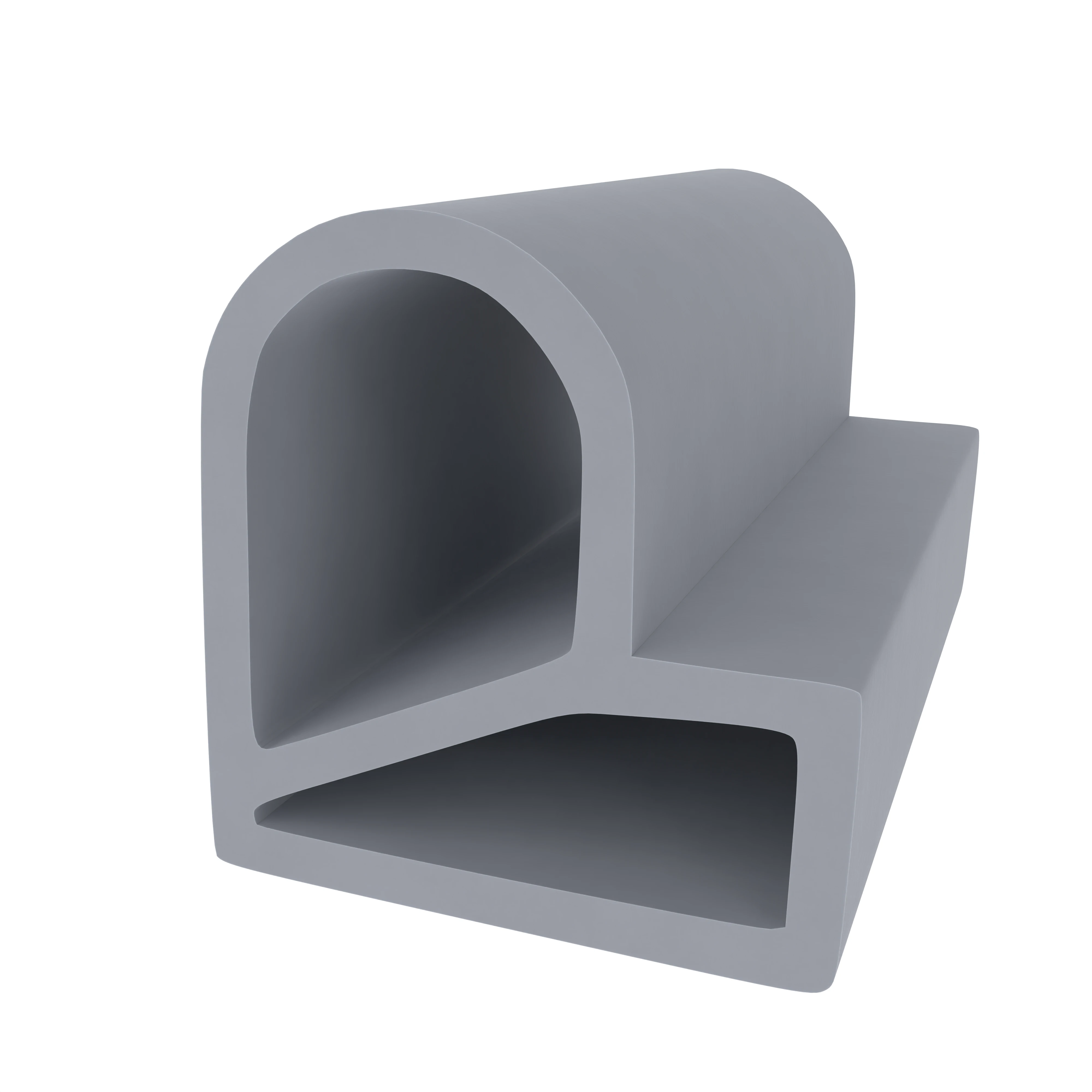 Stahlzargendichtung für Stahlrahmen | 16 mm Breite | Farbe: grau