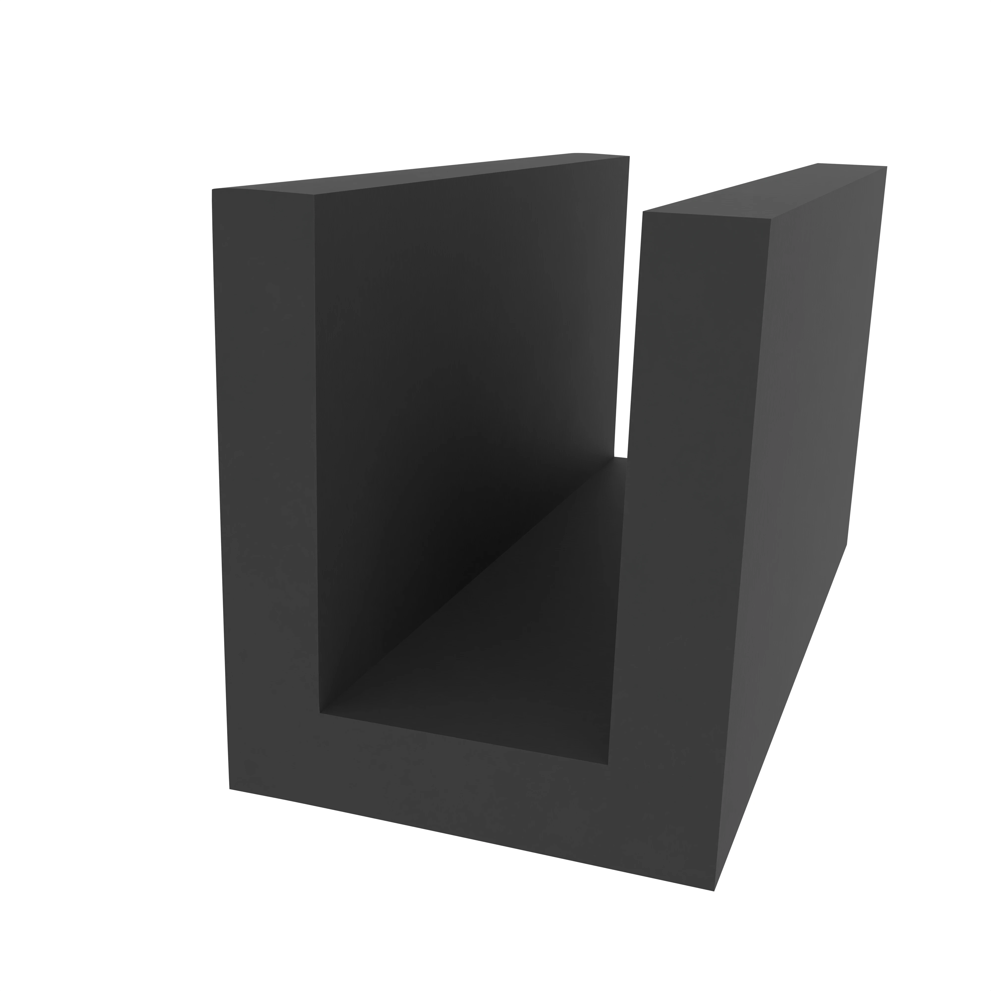 Kantenschutz - Kantenschutzprofil | Höhe: 12 mm | Farbe: schwarz