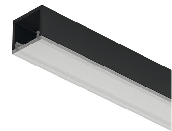 Beleuchtung - Unterbauprofil für Häfele Loox | Modell: Profil 2101 | Länge: 3000 mm