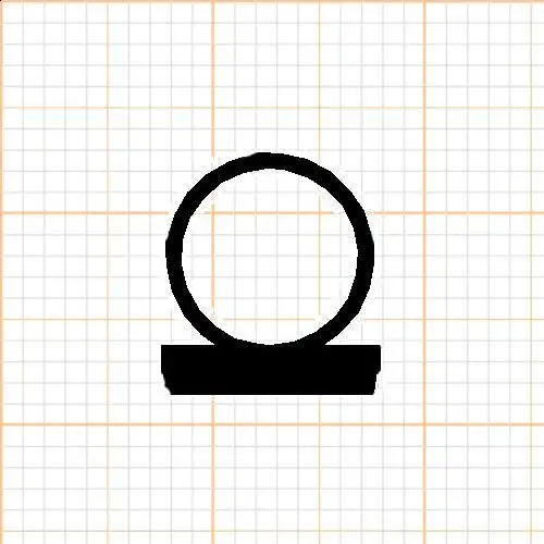 Türdichtung selbstklebend - Klebedichtung | Spaltbreite: 3 – 8 mm | Farbe: schwarz