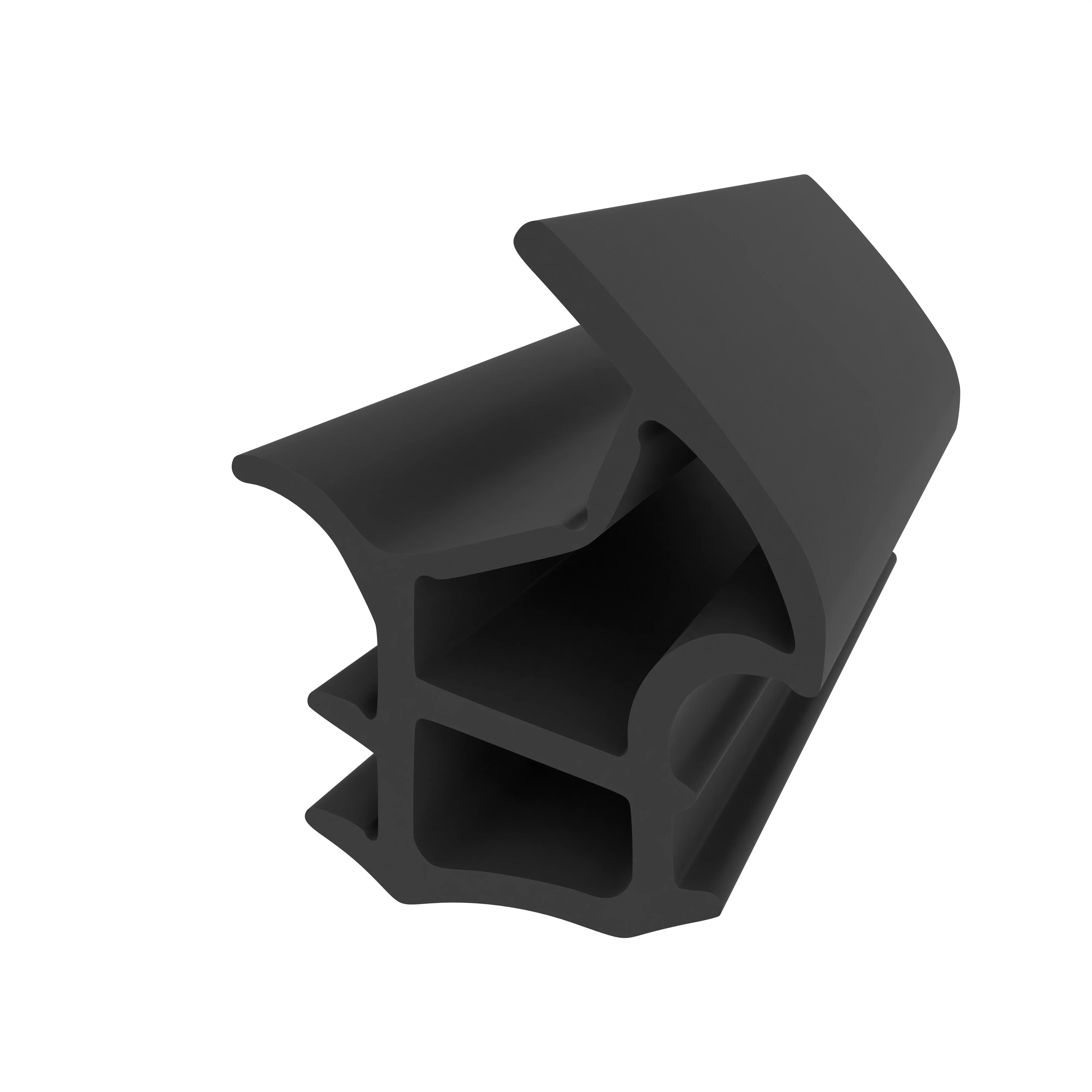 Feuerschutzdichtung für Domoferm Stahltüren | 6000 mm Länge | Farbe: schwarz
