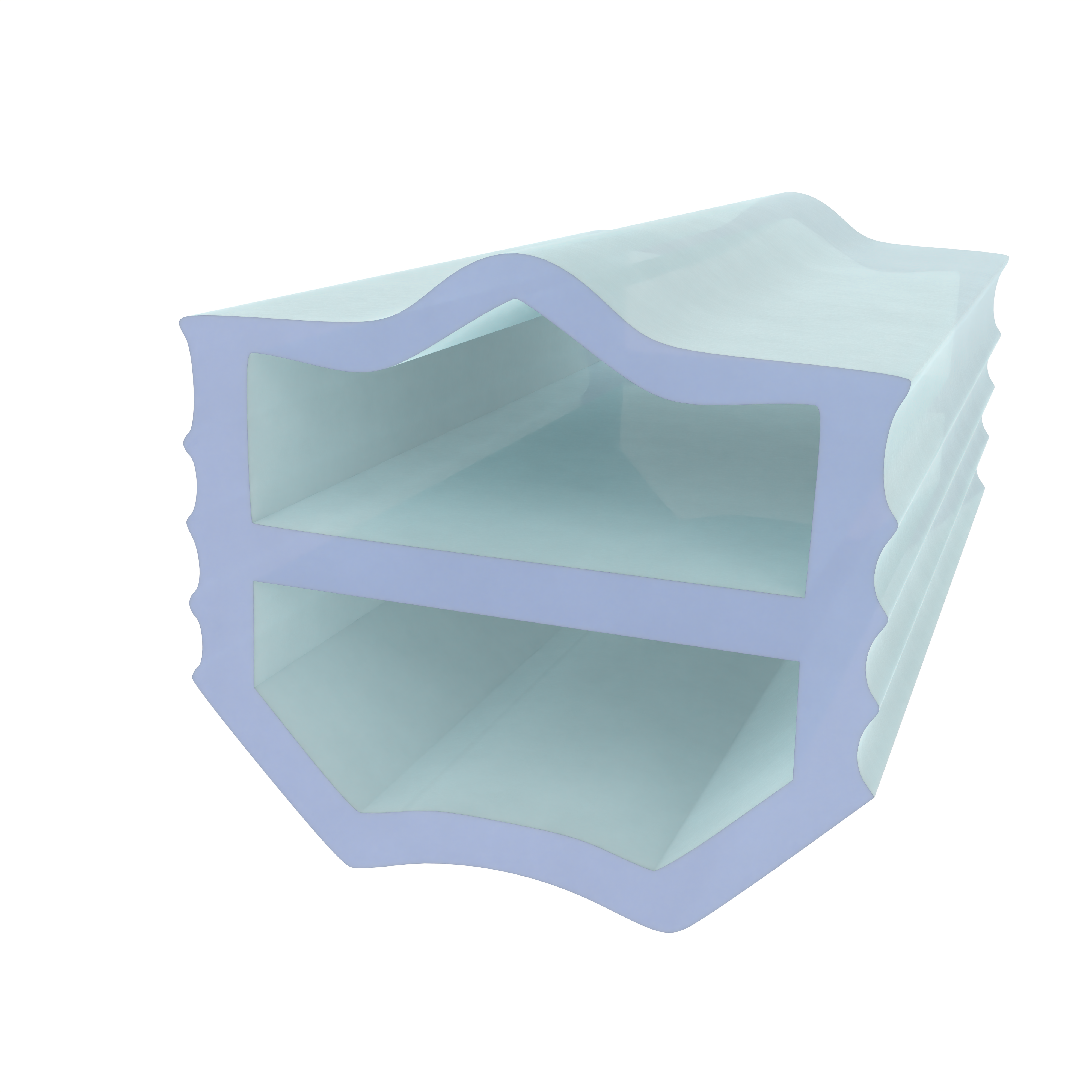 Stahlzargendichtung für Stahlzargen | 13 mm Breite | Farbe: transparent