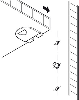 Verbinder & Bodenträger - Bodenträger für Holzböden | Länge: 16,5 mm | Bohrloch Ø 5 mm