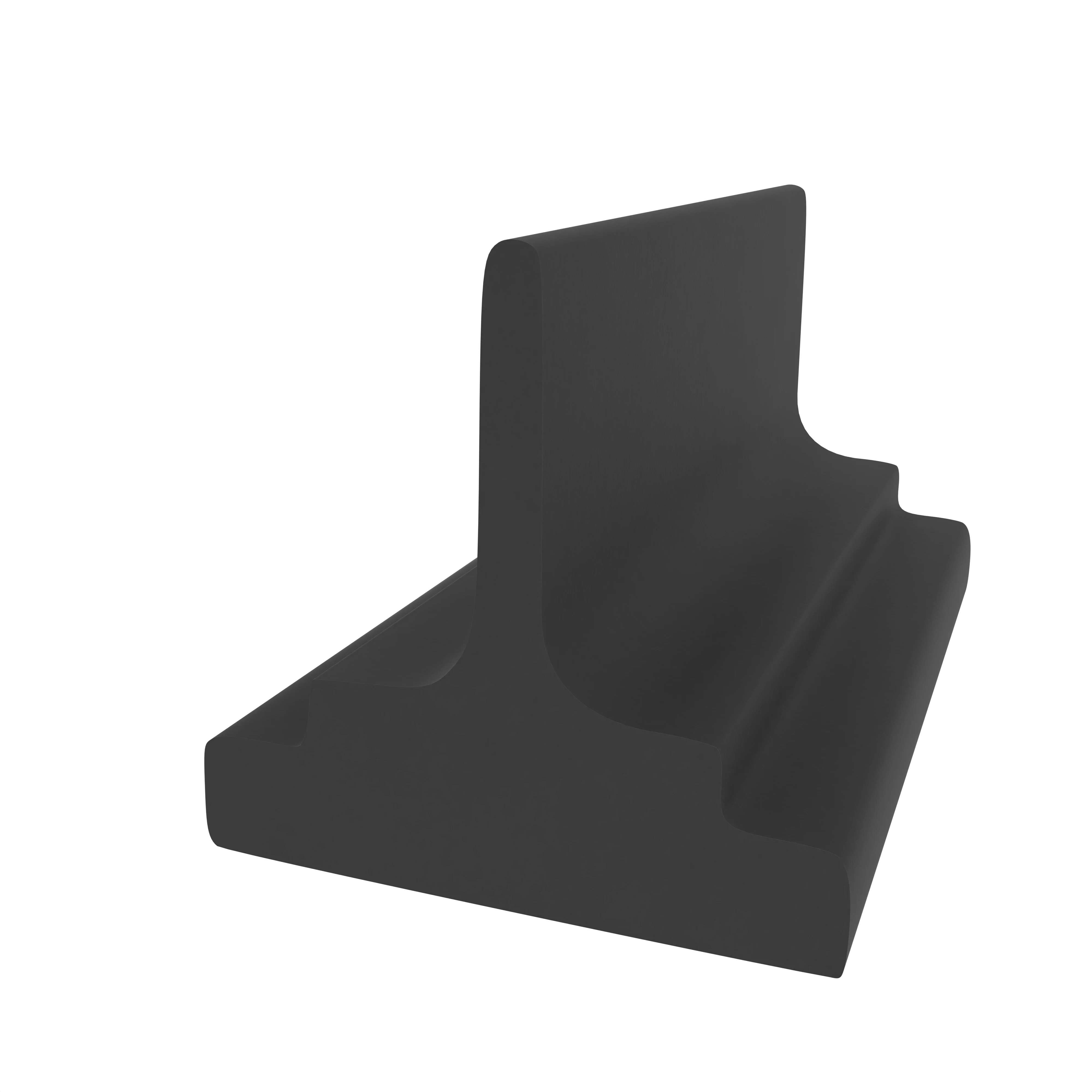 Mitteldichtung für Metall- und Alufenster | 12 mm Höhe | Farbe: schwarz