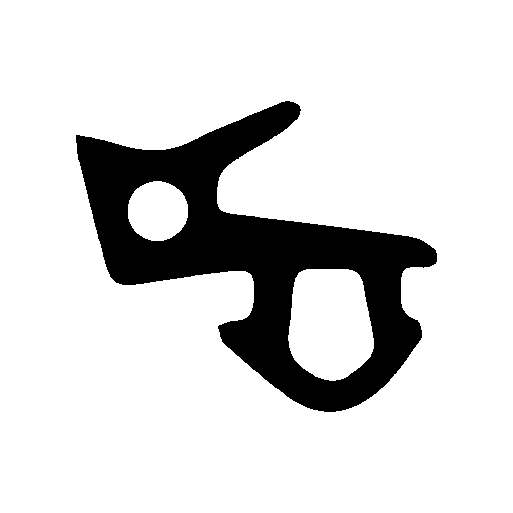 Lippendichtungen - Anschlagdichtung mit Lippe für Fenster | Farbe: schwarz