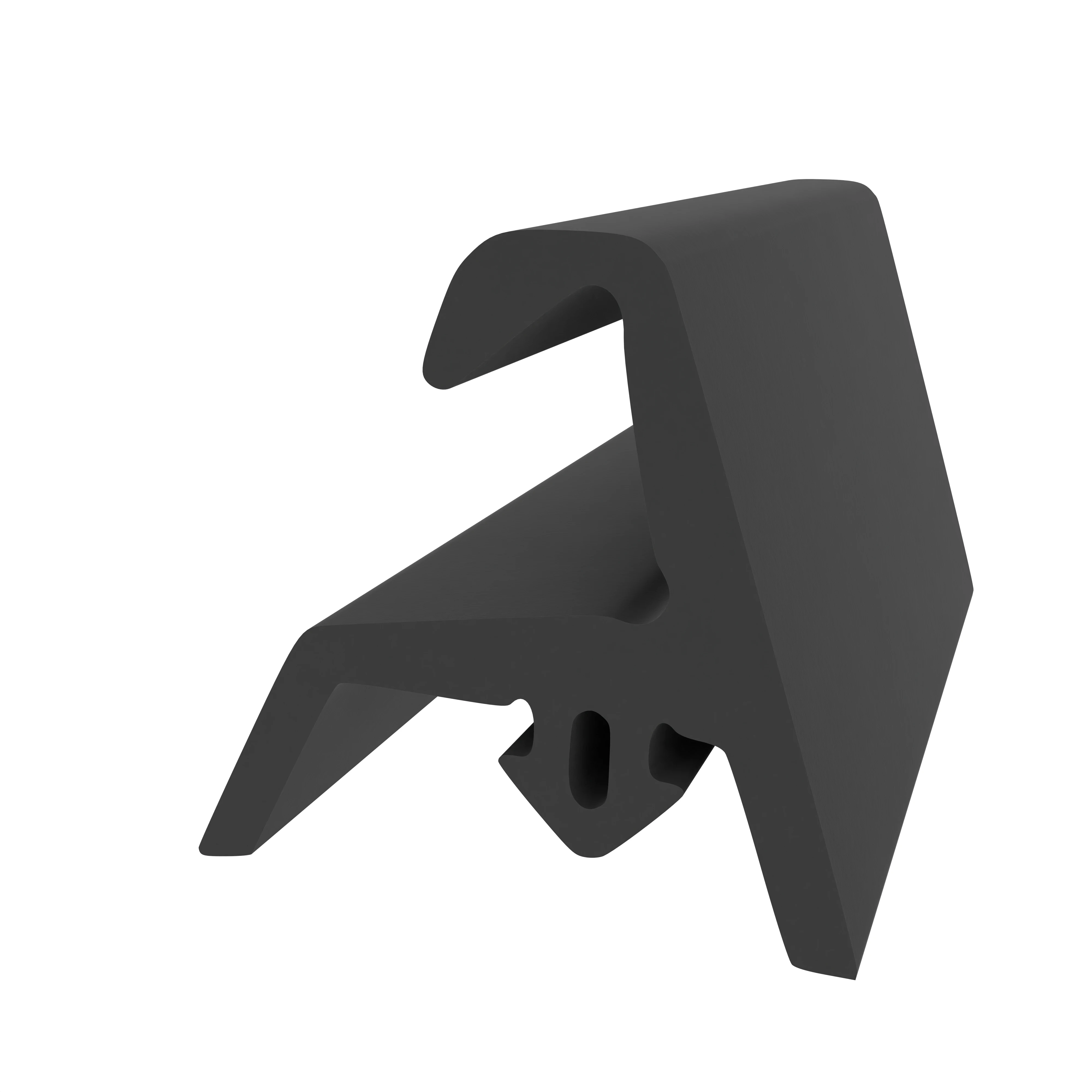 Mitteldichtungen - Mitteldichtung für Metall- und Alufenster | 20 mm Höhe | Farbe: schwarz