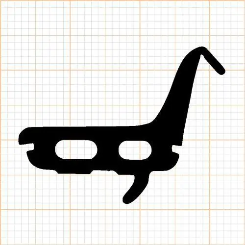 Mitteldichtungen - Mitteldichtung für Hueck Hartmann Metallfenster | 22,5 mm Höhe | Farbe: schwarz