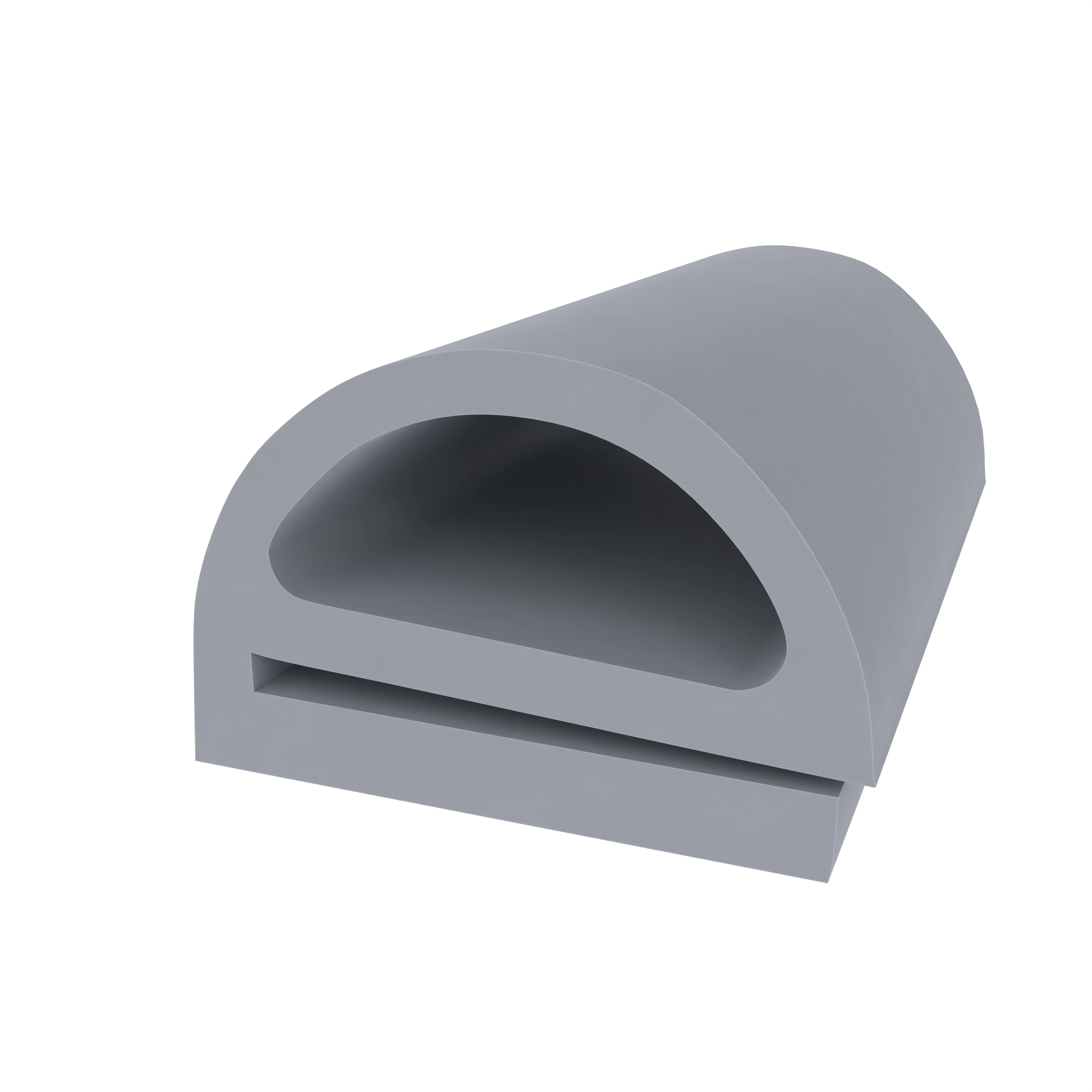 Kühlschrankdichtung Meterware | Höhe: 10,5 mm | Farbe: grau