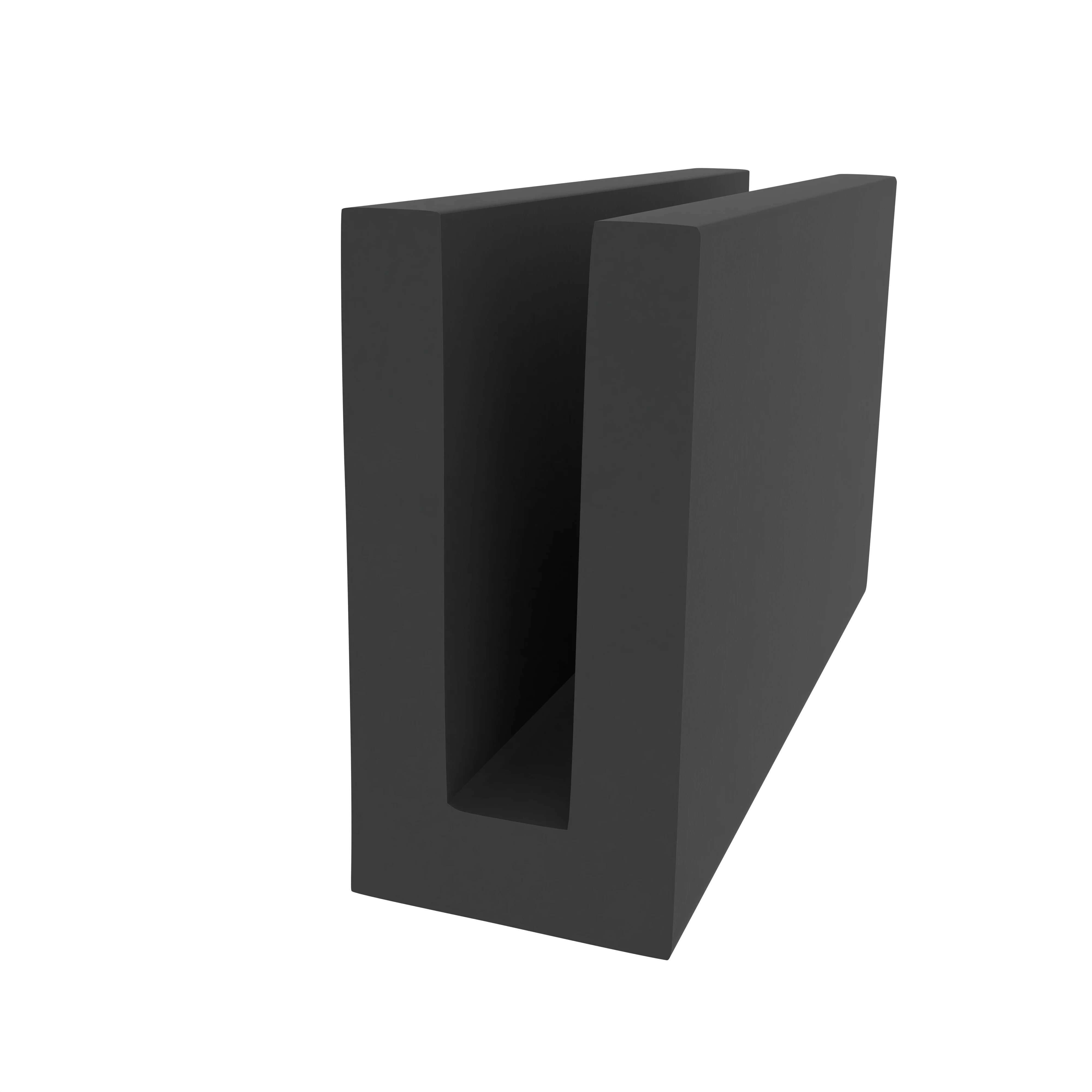 Kantenschutzprofil | Höhe: 9,2 mm | Farbe: schwarz