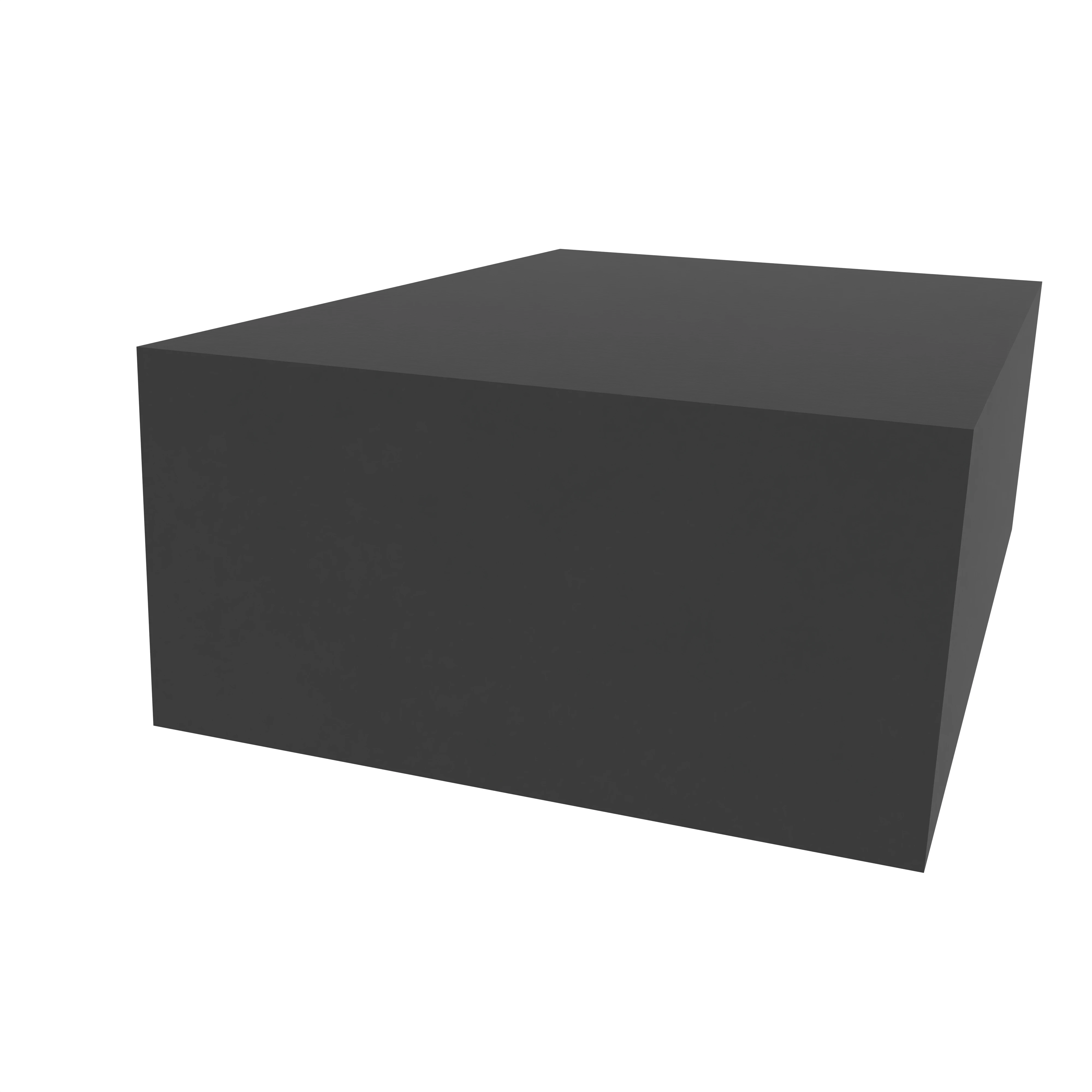 Moosgummi - Moosgummidichtung vierkant | 30 mm Breite | Farbe: schwarz
