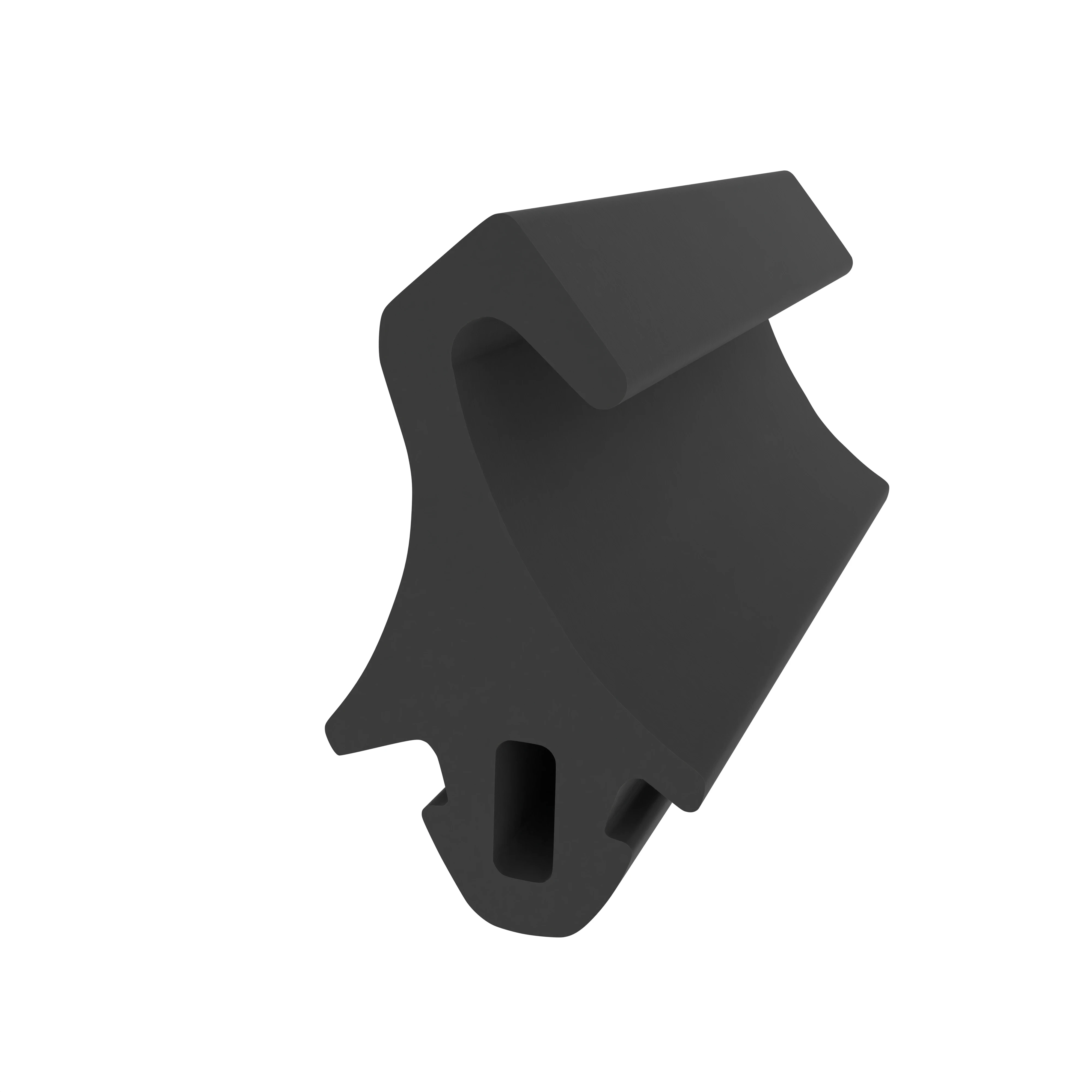Mitteldichtung für Metall- und Alufenster | 18 mm Höhe | Farbe: schwarz