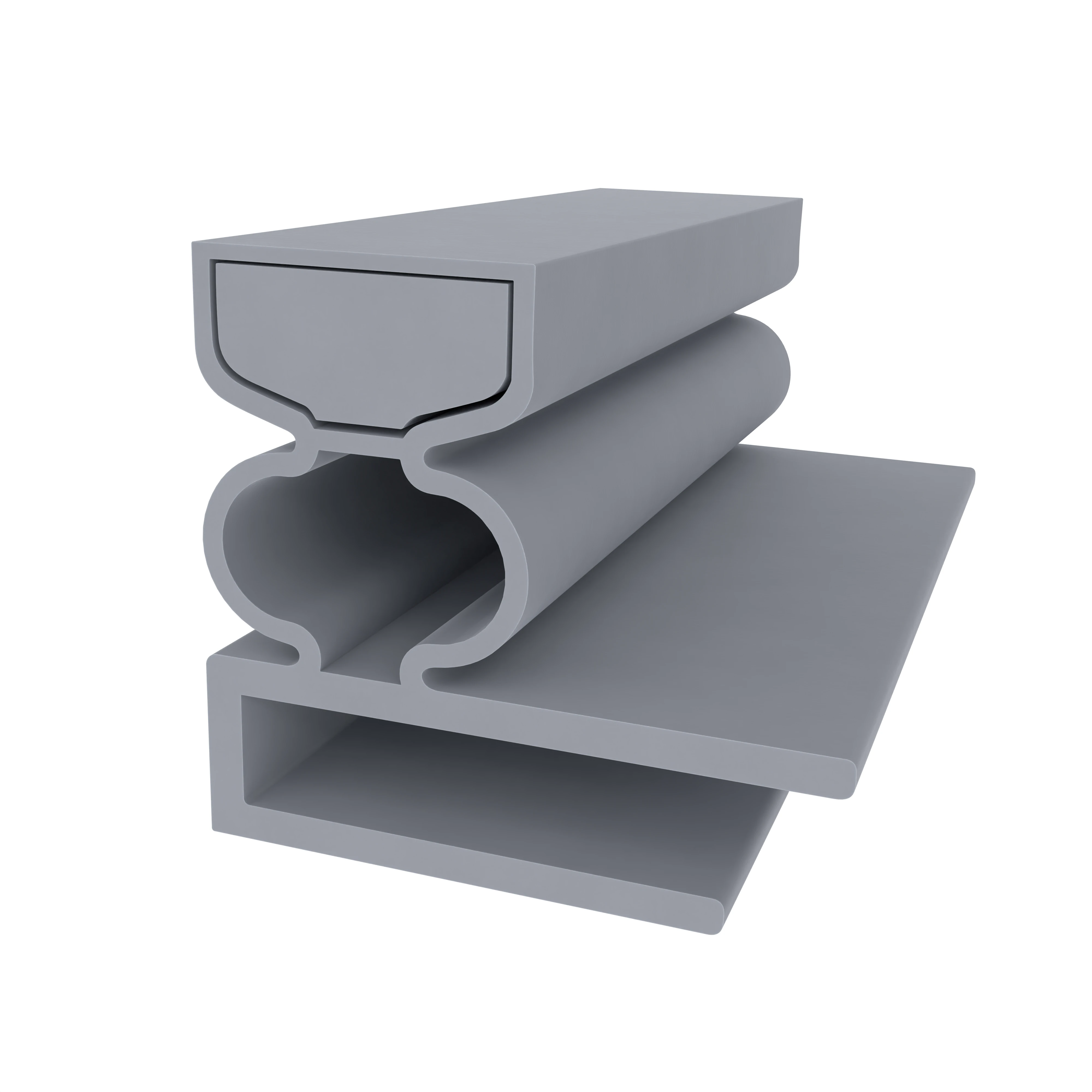 Kühlschrankdichtungsrahmen | Höhe: 19,5 mm | Farbe: grau Kühlschrankdichtungsrahmen | Höhe: 19,5 mm | Farbe: grau