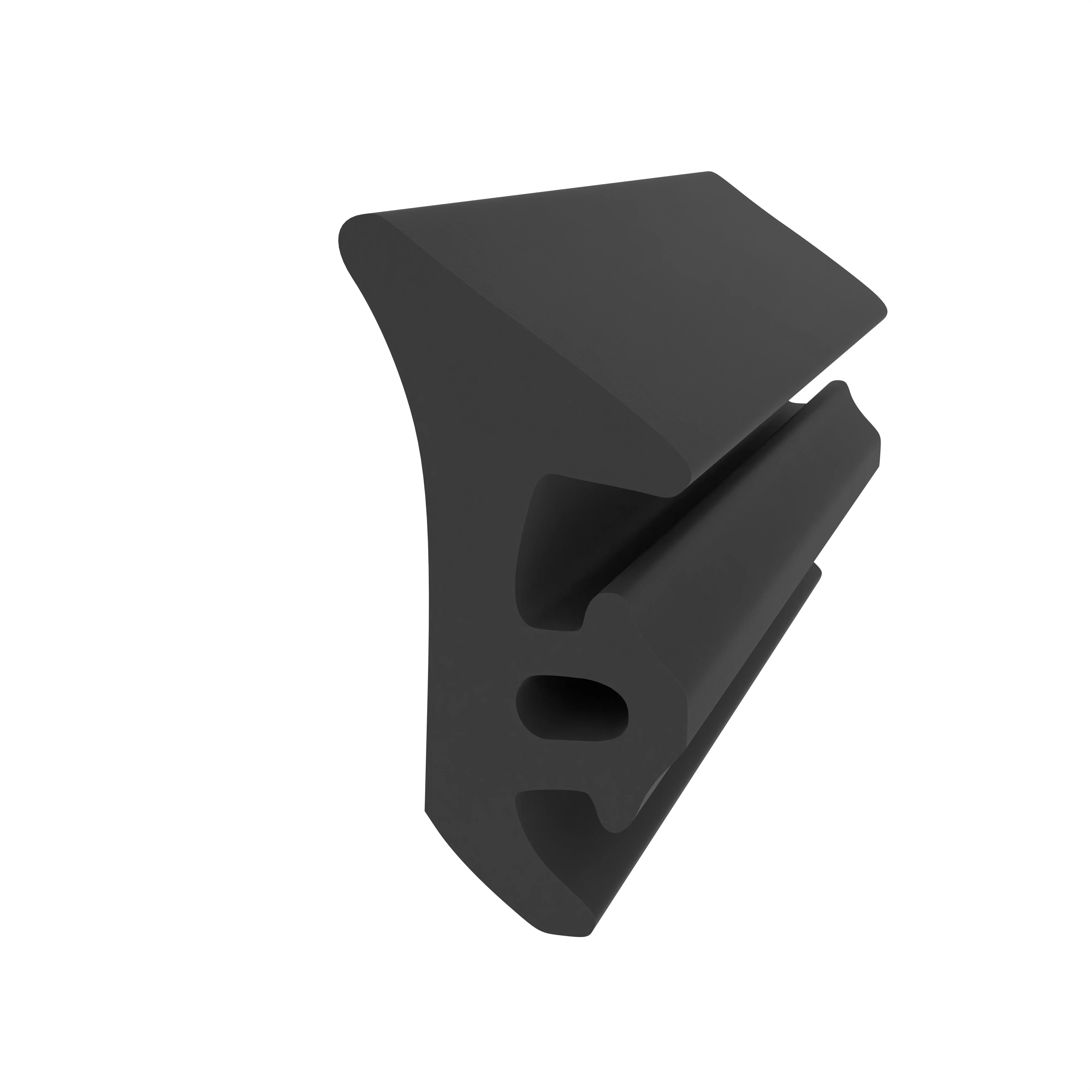 Anschlagdichtung für Fenster mit seitlichem Anschlag | 15 mm Höhe | Farbe: schwarz Anschlagdichtung für Fenster mit seitlichem Anschlag | 15 mm Höhe | Farbe: schwarz